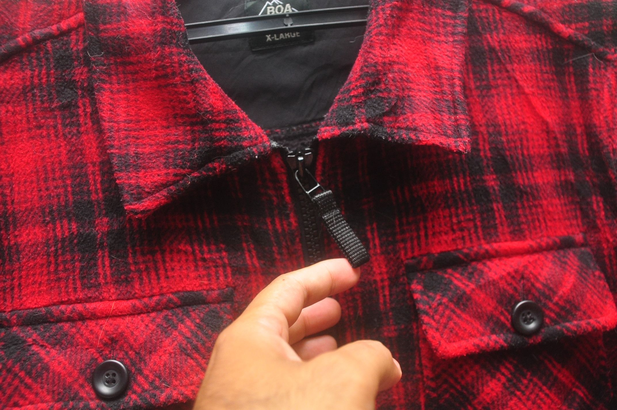 Flannel Vintage Boa Flannel Grunge Jacket Nirvana Size US L / EU 52-54 / 3 - 5 Thumbnail