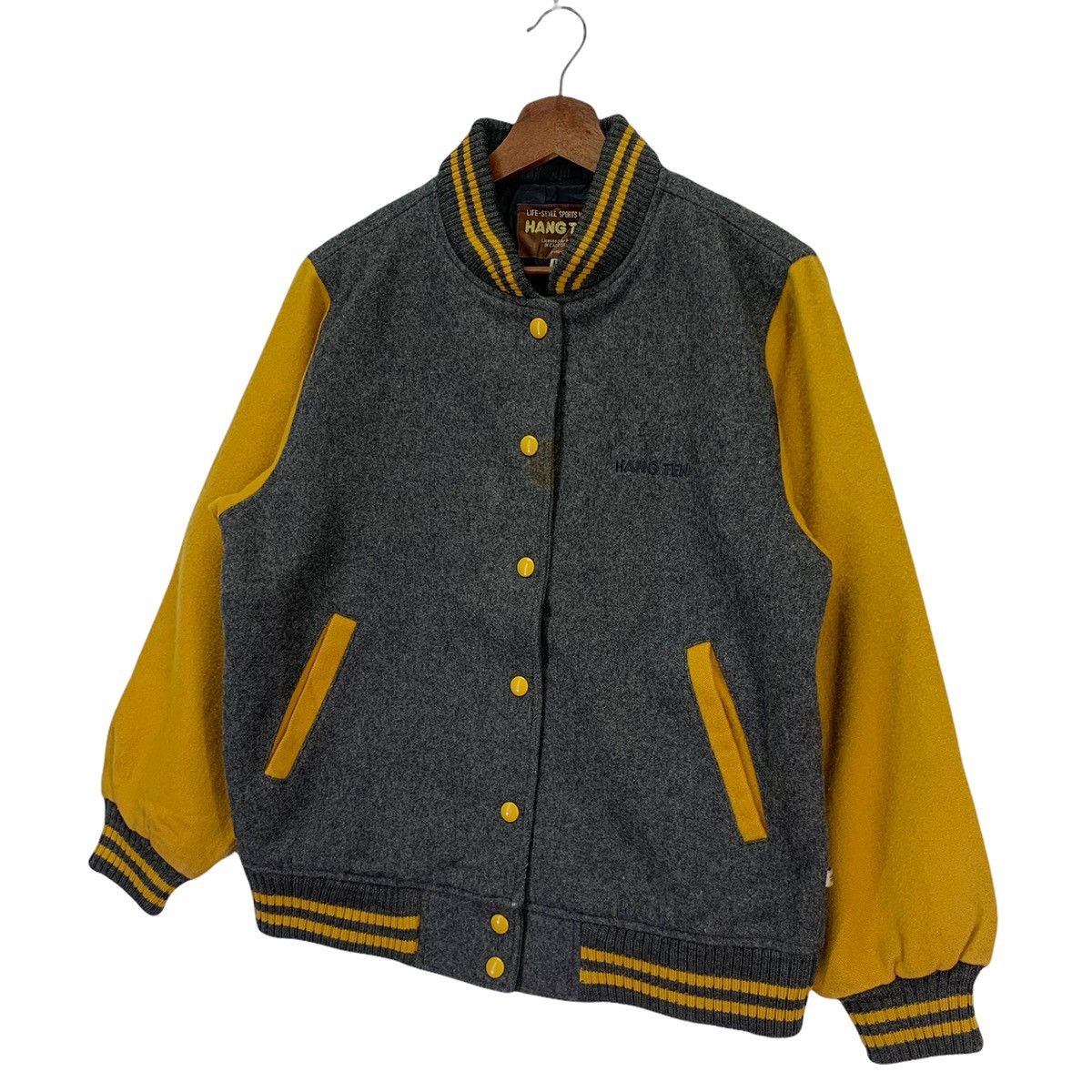 Hang Ten Vintage Hang Ten Surf Skate Sportswear Varsity Jacket Size US L / EU 52-54 / 3 - 2 Thumbnail