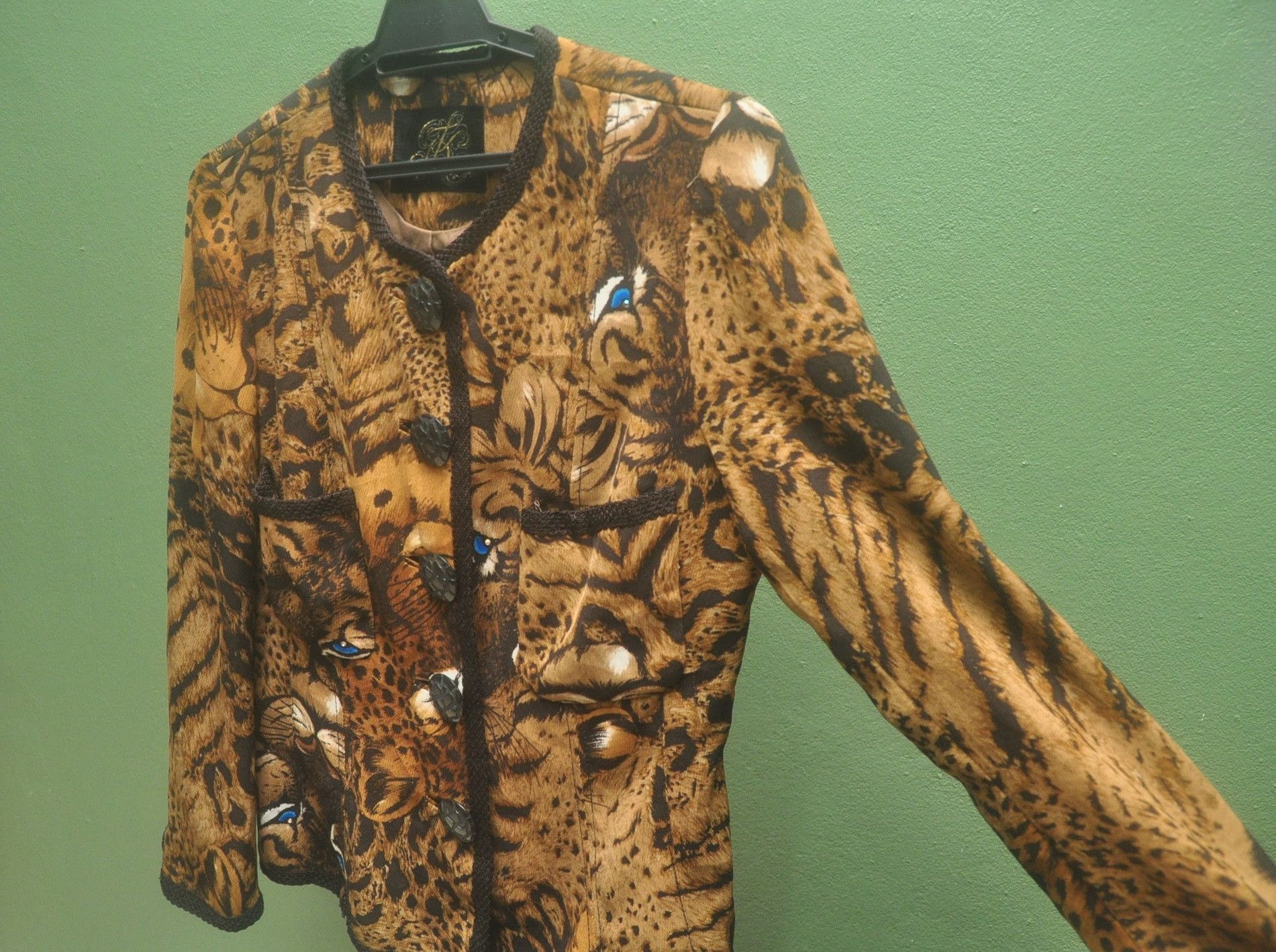 Japanese Brand × Vintage Vintage Leopard Designer Women Fashion Style Jacket Size M / US 6-8 / IT 42-44 - 4 Thumbnail