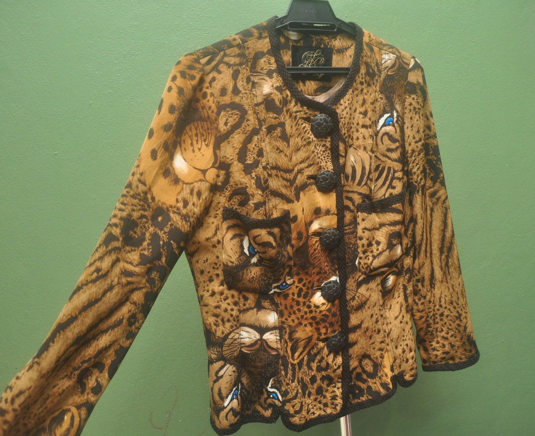 Japanese Brand × Vintage Vintage Leopard Designer Women Fashion Style Jacket Size M / US 6-8 / IT 42-44 - 3 Thumbnail