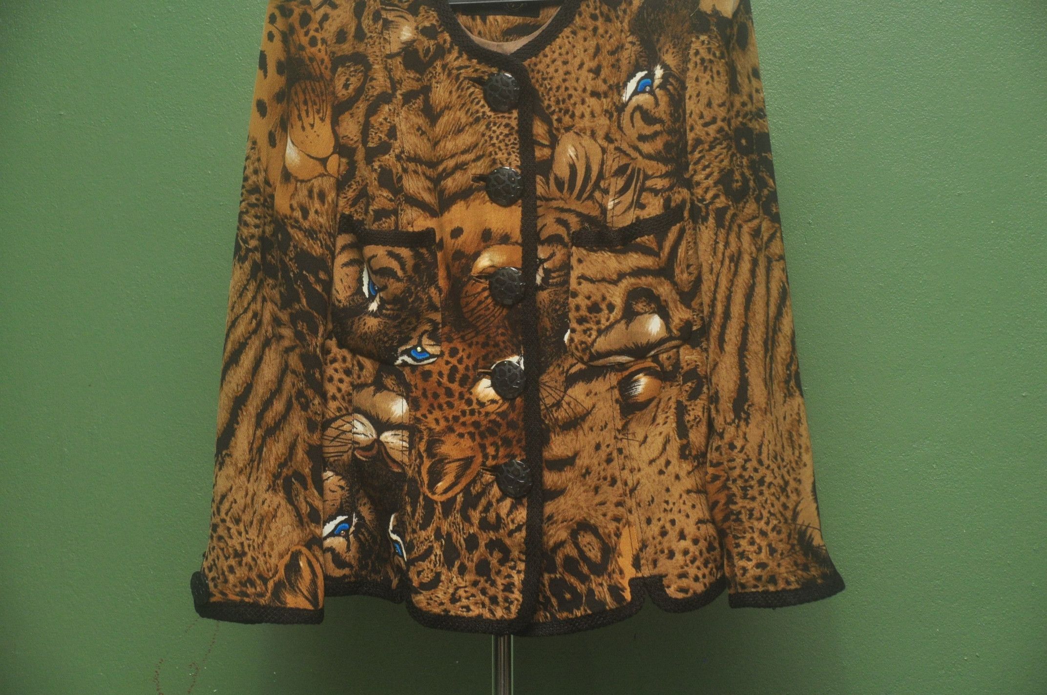 Japanese Brand × Vintage Vintage Leopard Designer Women Fashion Style Jacket Size M / US 6-8 / IT 42-44 - 6 Thumbnail