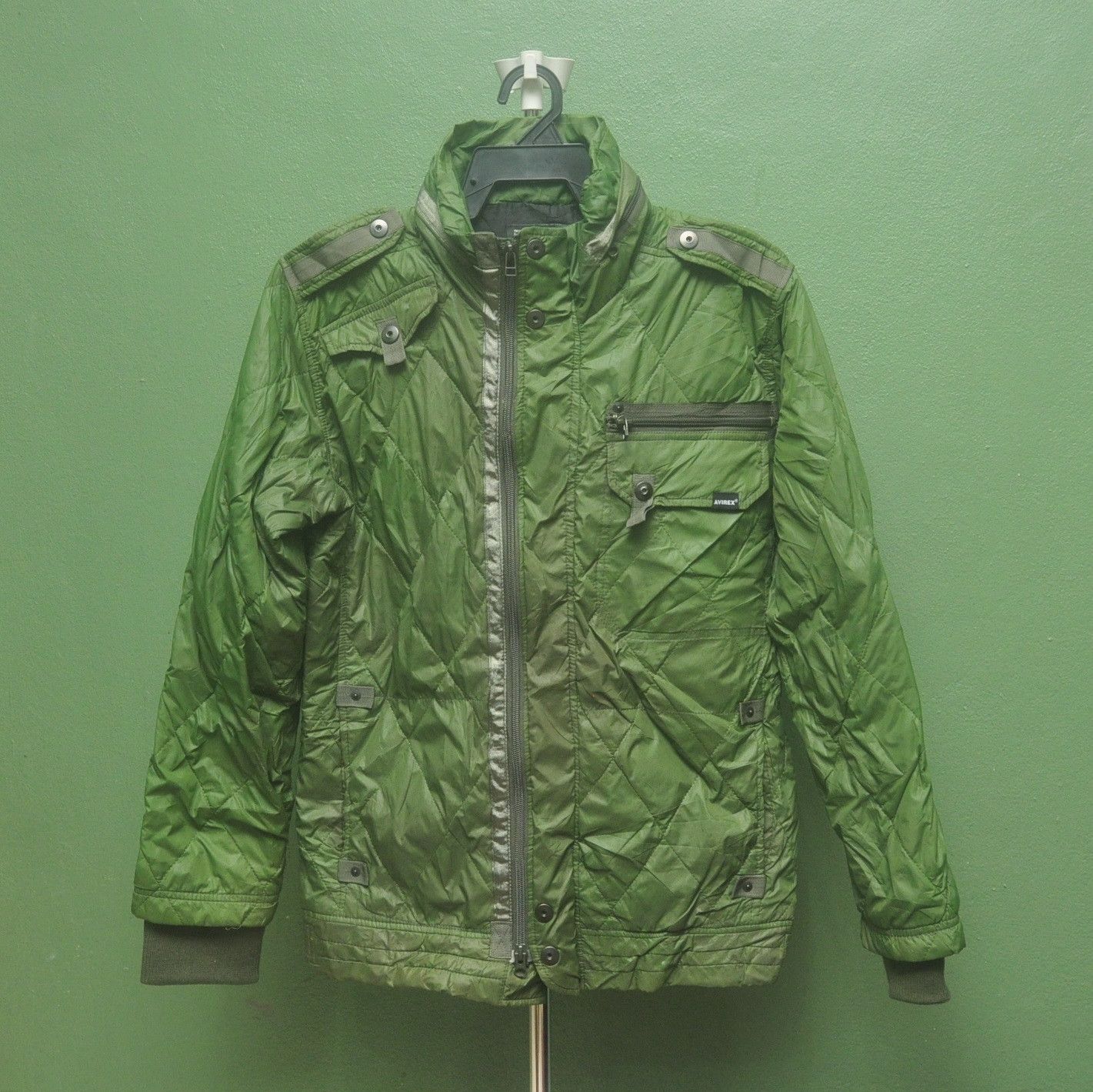 Avirex × Japanese Brand Vintage Avirex Military Jacket Travis Scott Fashion Style Size US M / EU 48-50 / 2 - 1 Thumbnail