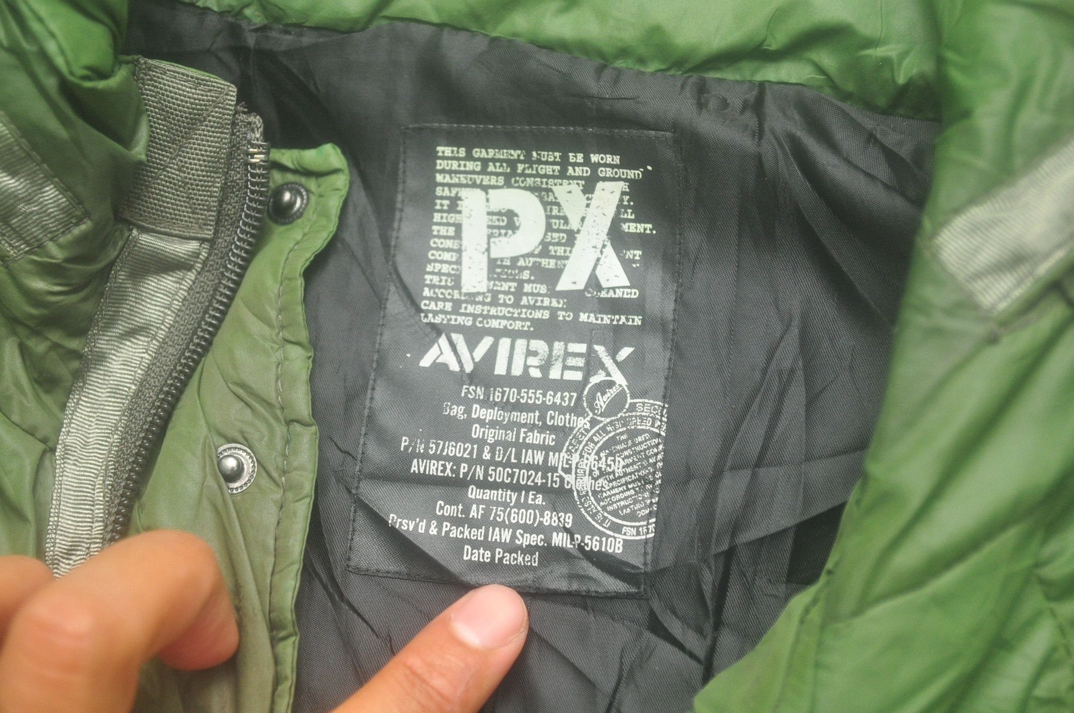 Avirex × Japanese Brand Vintage Avirex Military Jacket Travis Scott Fashion Style Size US M / EU 48-50 / 2 - 9 Thumbnail