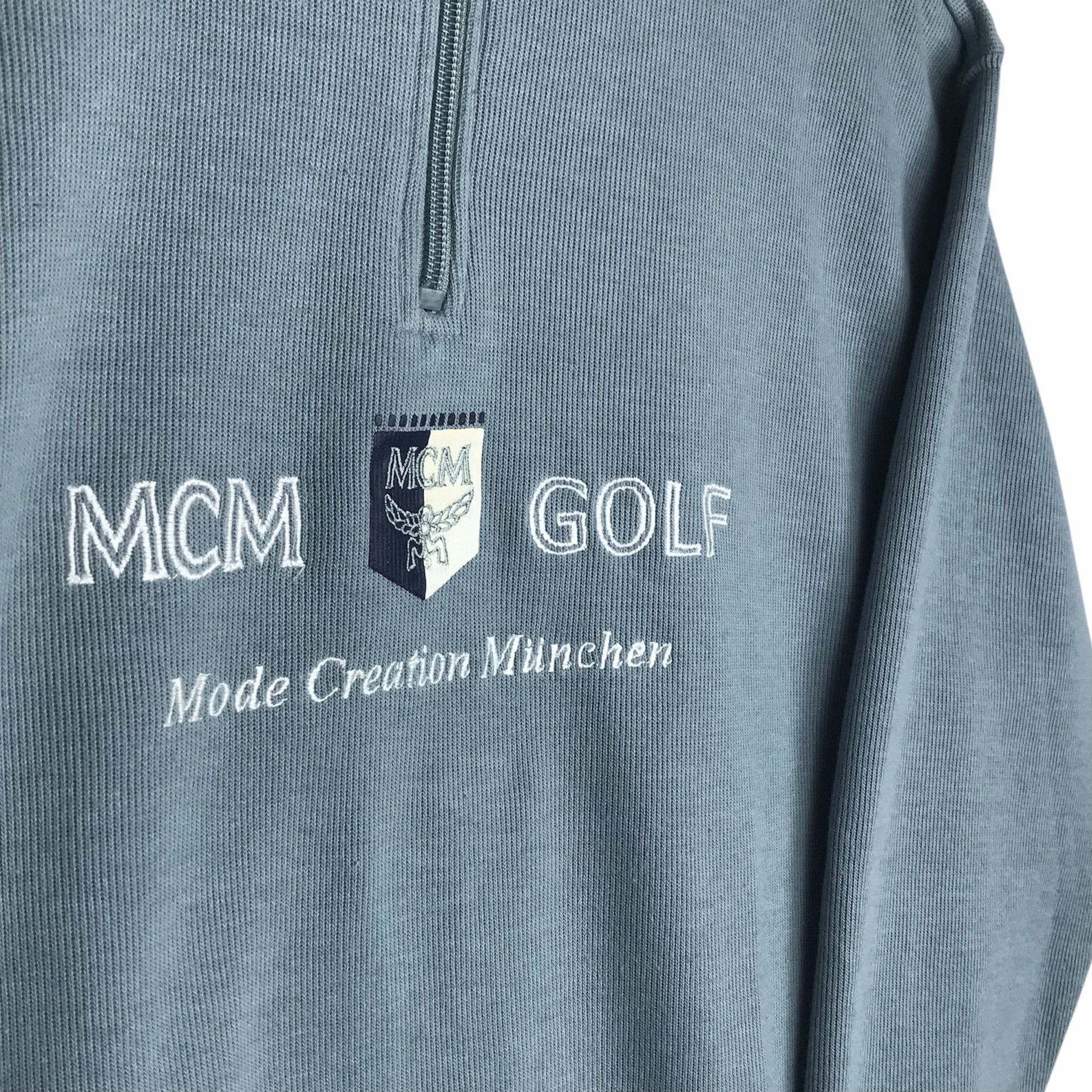 MCM Vintage MCM Embroidered Logo Sweatshirt Size US M / EU 48-50 / 2 - 4 Thumbnail