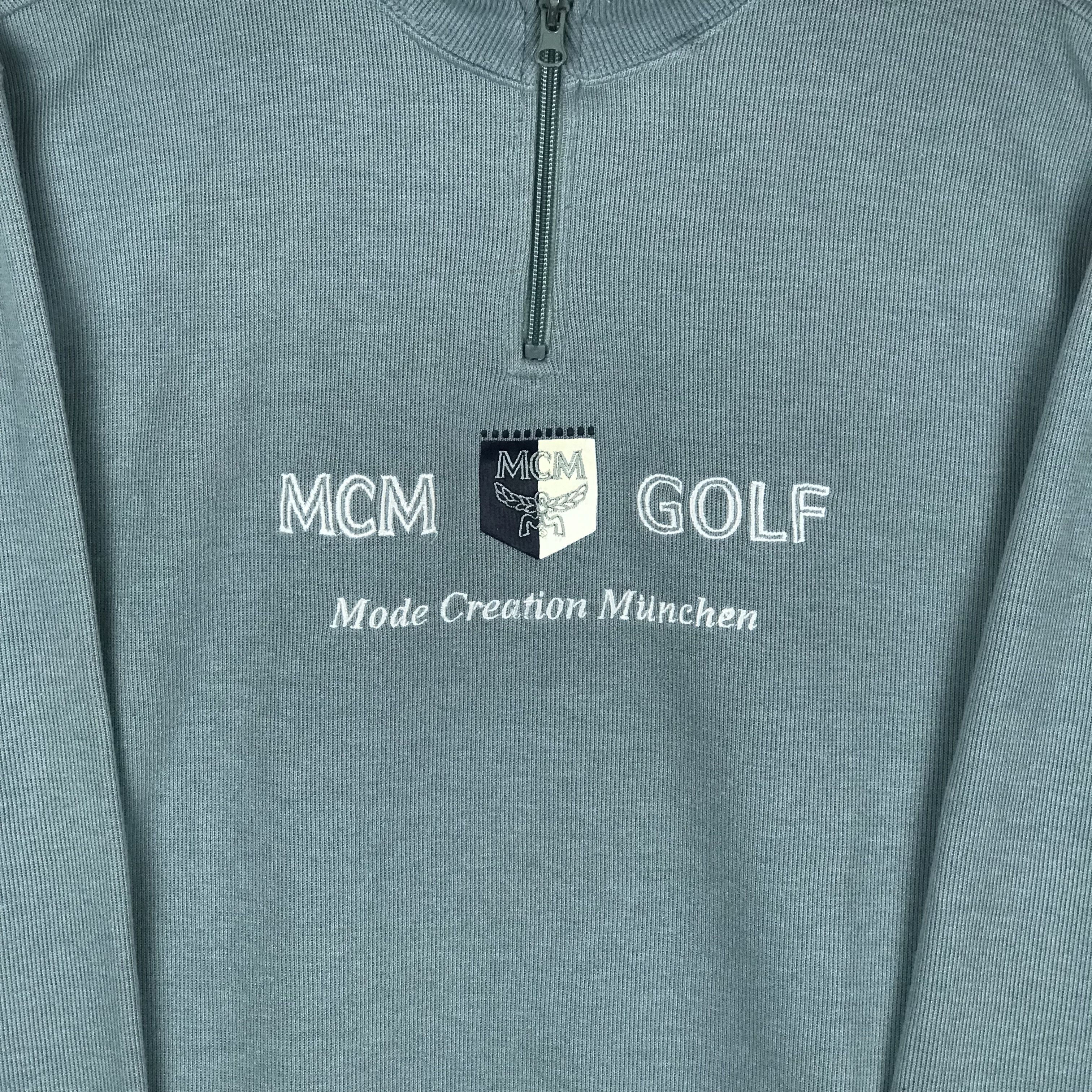 MCM Vintage MCM Embroidered Logo Sweatshirt Size US M / EU 48-50 / 2 - 3 Thumbnail