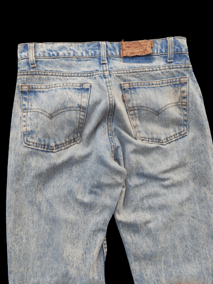 Levi's 🔥 Vintage 90s Vintage Levis 506 Acid wash Denim yarn Size US 31 - 5 Thumbnail