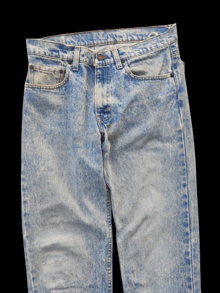 Levi's 🔥 Vintage 90s Vintage Levis 506 Acid wash Denim yarn Size US 31 - 2 Thumbnail
