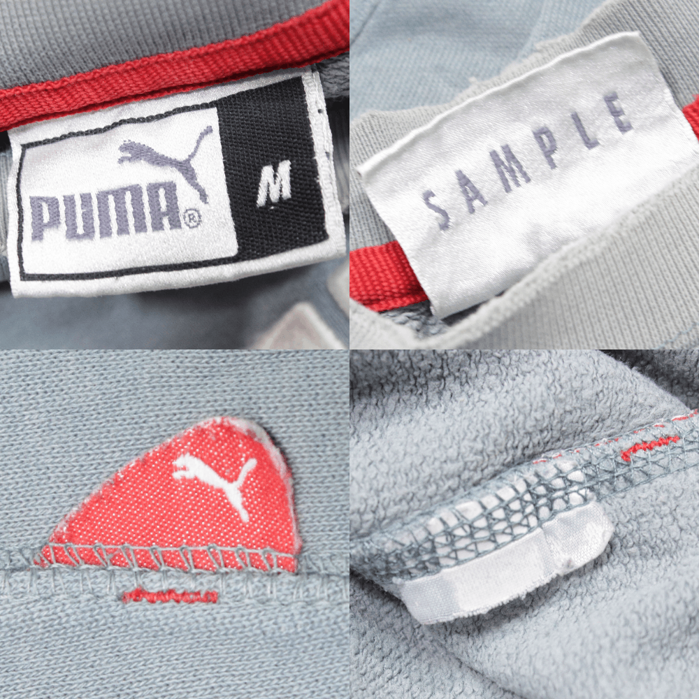 Puma Big Logo Distressed Sweatshirt Vintage Size US M / EU 48-50 / 2 - 9 Thumbnail
