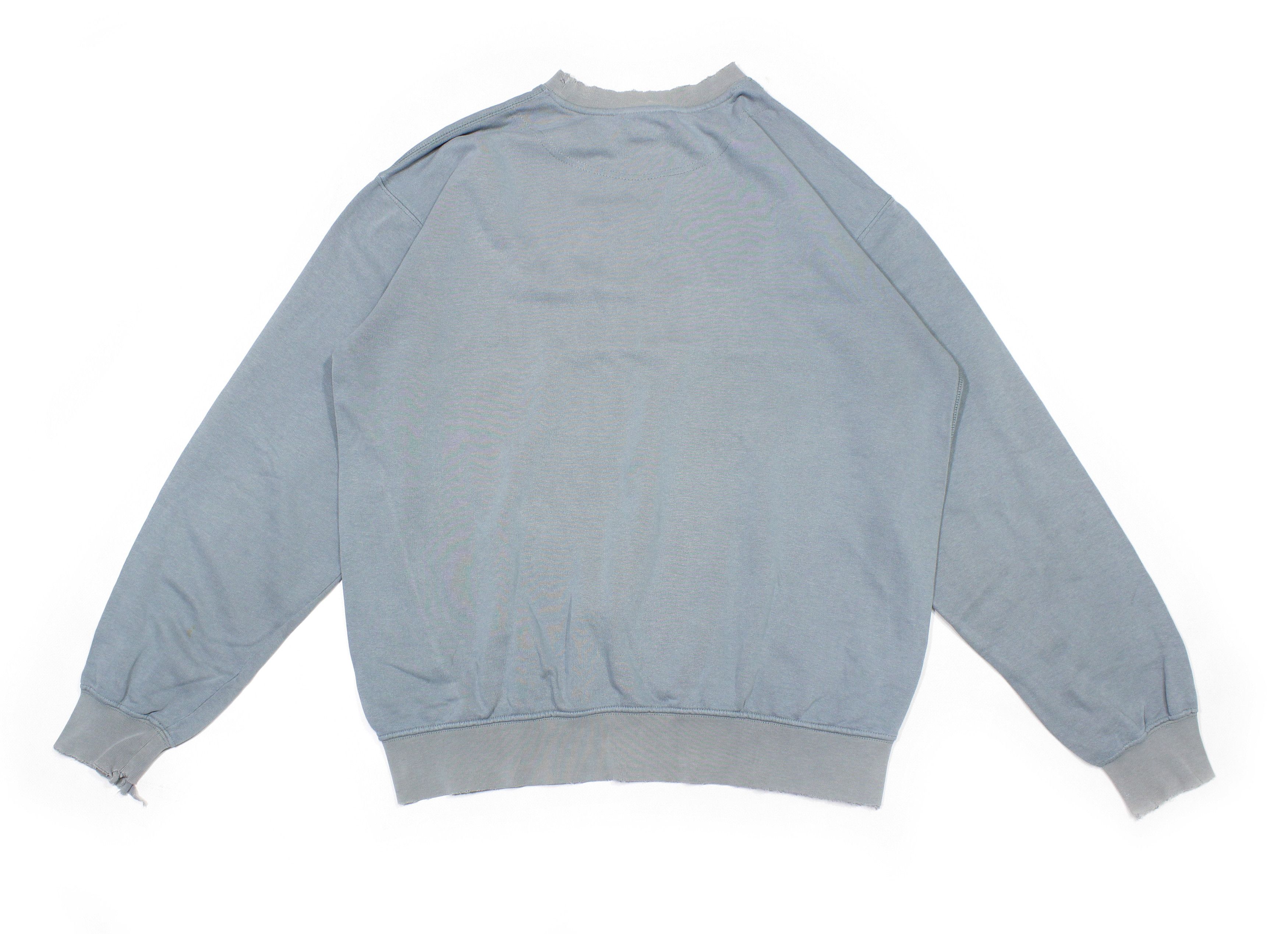 Puma Big Logo Distressed Sweatshirt Vintage Size US M / EU 48-50 / 2 - 2 Thumbnail
