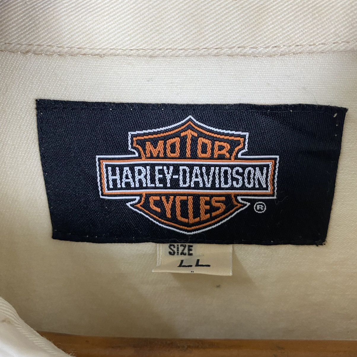 Harley Davidson × Vintage HARLEY DAVIDSON MOTORCYCLE BIKER COTTON JACKET Size US M / EU 48-50 / 2 - 8 Thumbnail