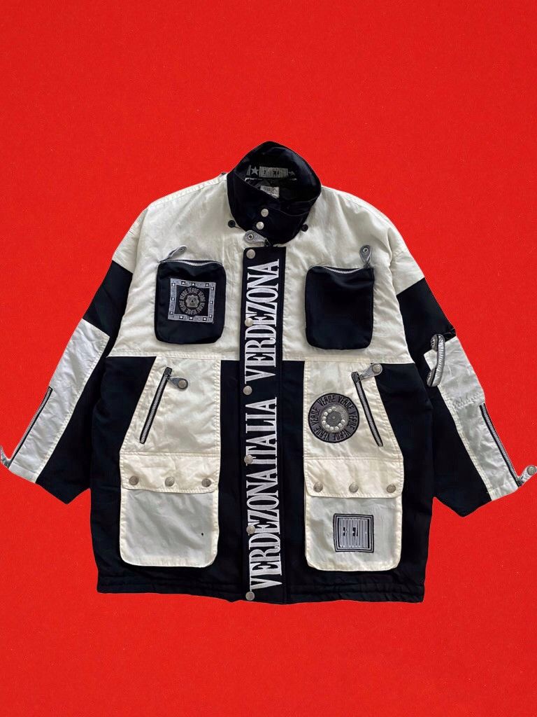 Vtg VERDEZONA Italia Multipocket Rare designer Versace