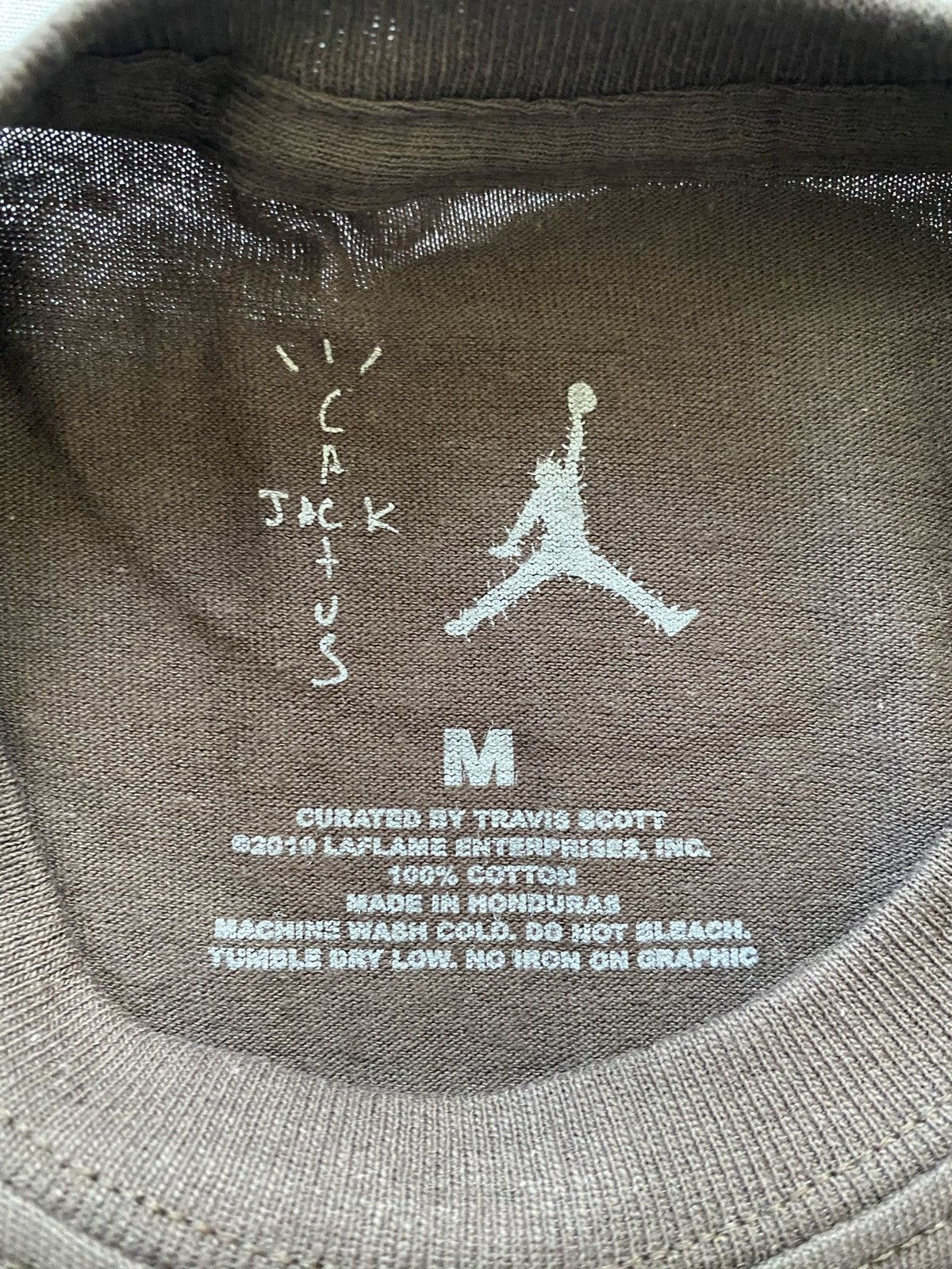 Jordan Brand × Travis Scott Travis Scott Jordan Cactus Jack Highest Tee Brown sz M Size US M / EU 48-50 / 2 - 5 Thumbnail