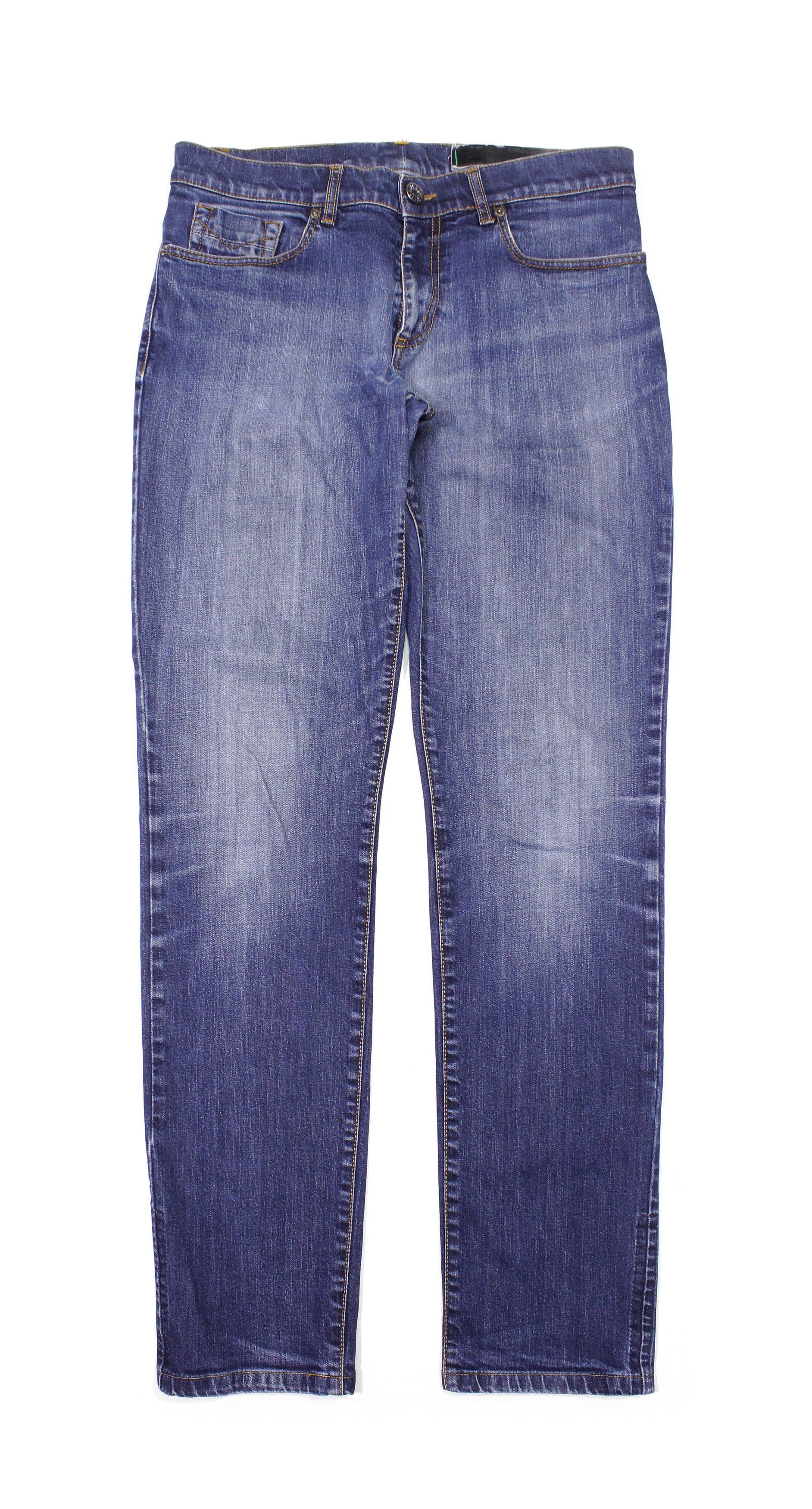 Dirk Bikkembergs Logo Slim Fit Jeans Size US 33 - 1 Thumbnail