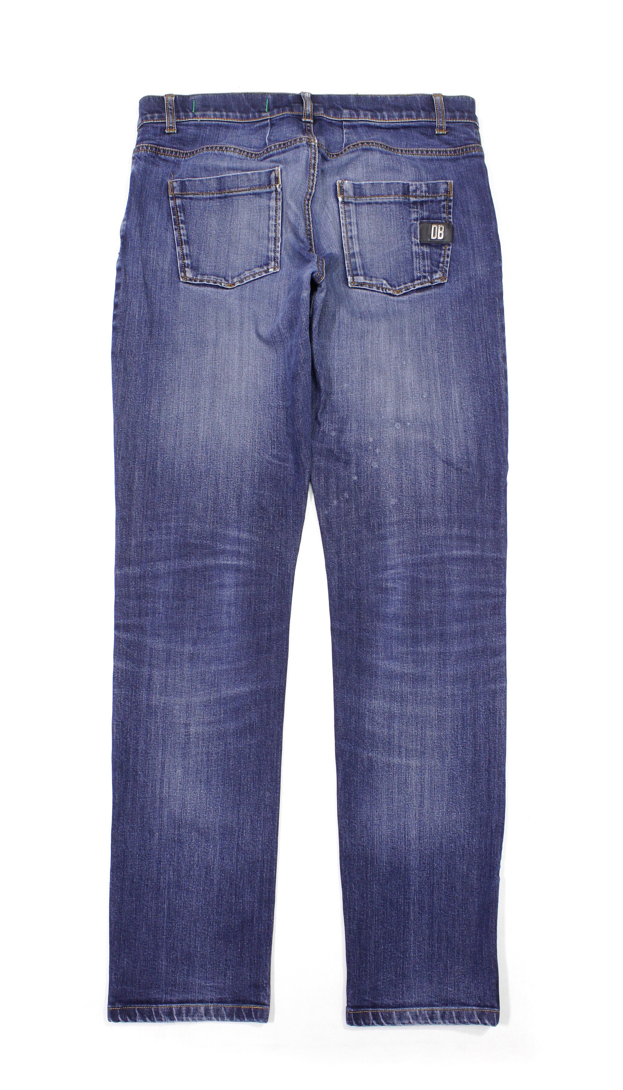 Dirk Bikkembergs Logo Slim Fit Jeans Size US 33 - 2 Thumbnail
