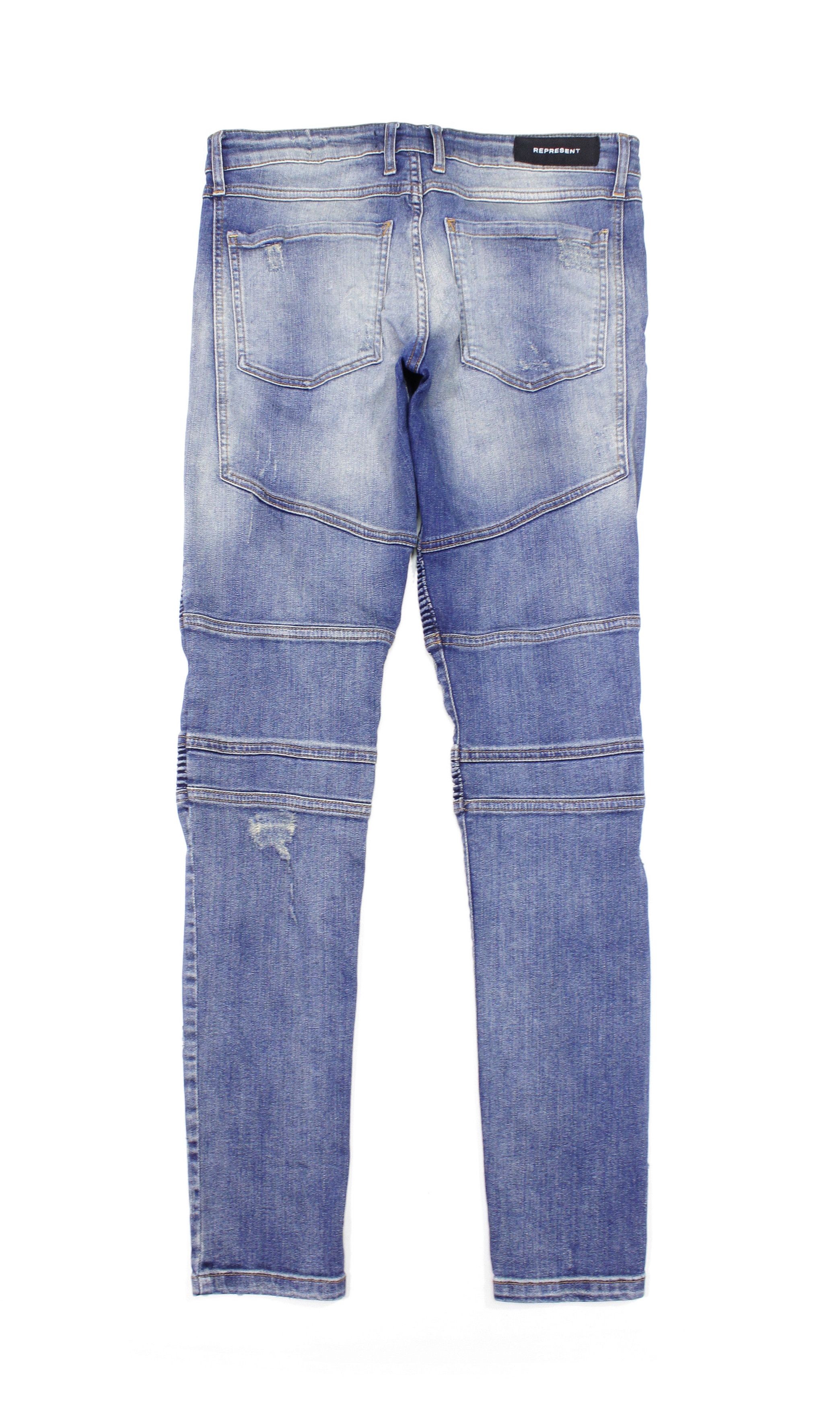 Represent Clo. Biker Sand DestroyJeans Size US 32 / EU 48 - 2 Thumbnail