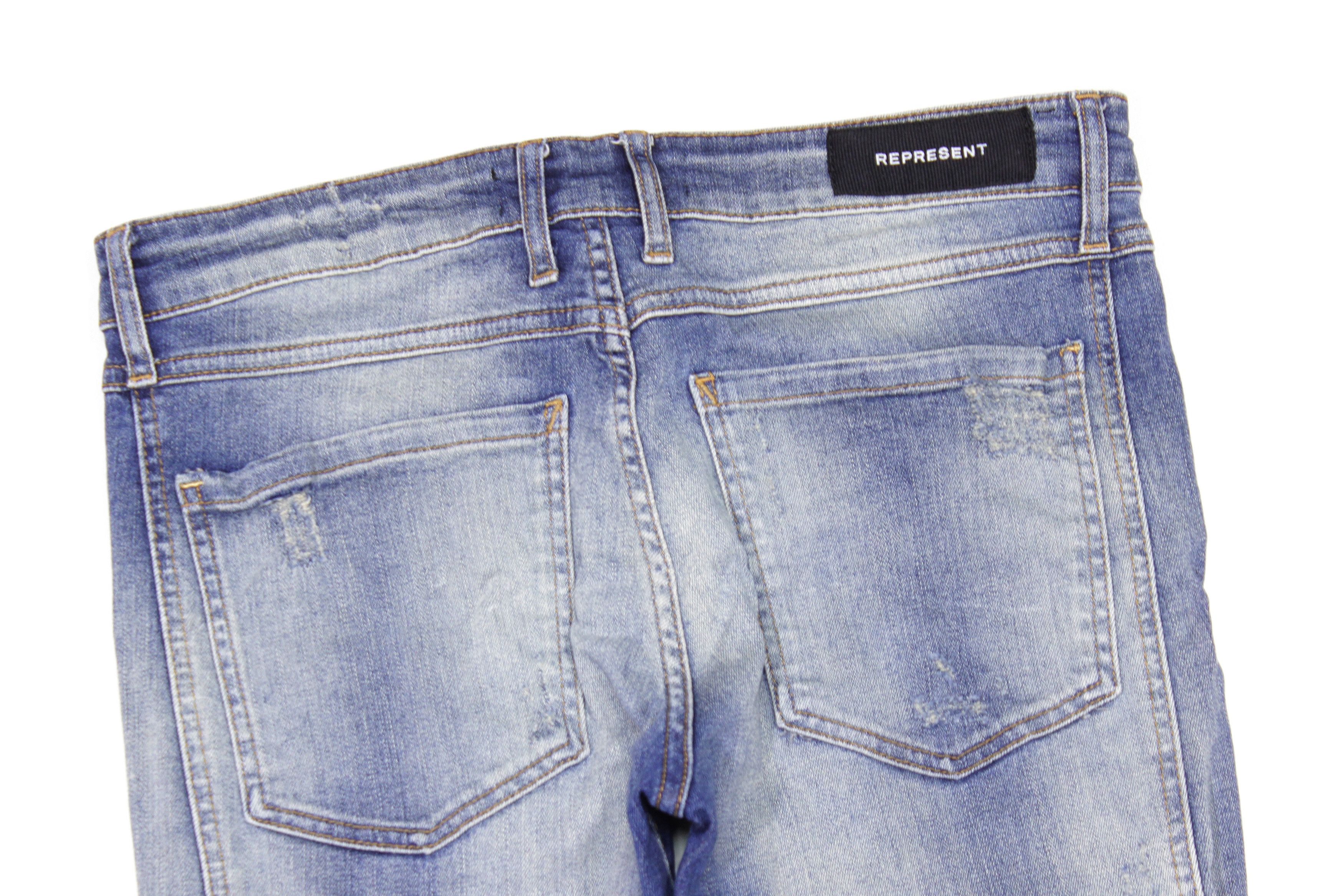 Represent Clo. Biker Sand DestroyJeans Size US 32 / EU 48 - 4 Thumbnail