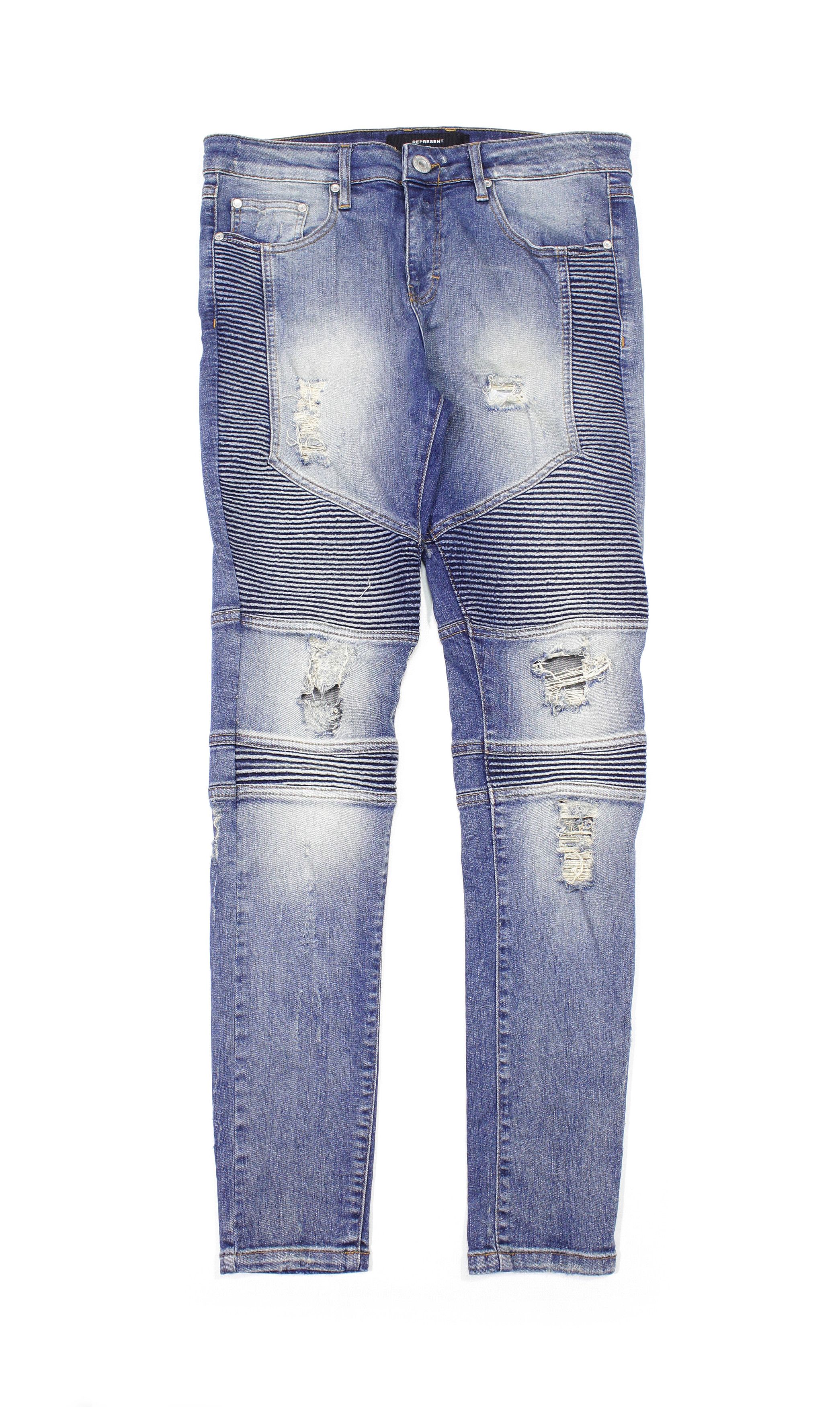 Represent Clo. Biker Sand DestroyJeans Size US 32 / EU 48 - 1 Thumbnail