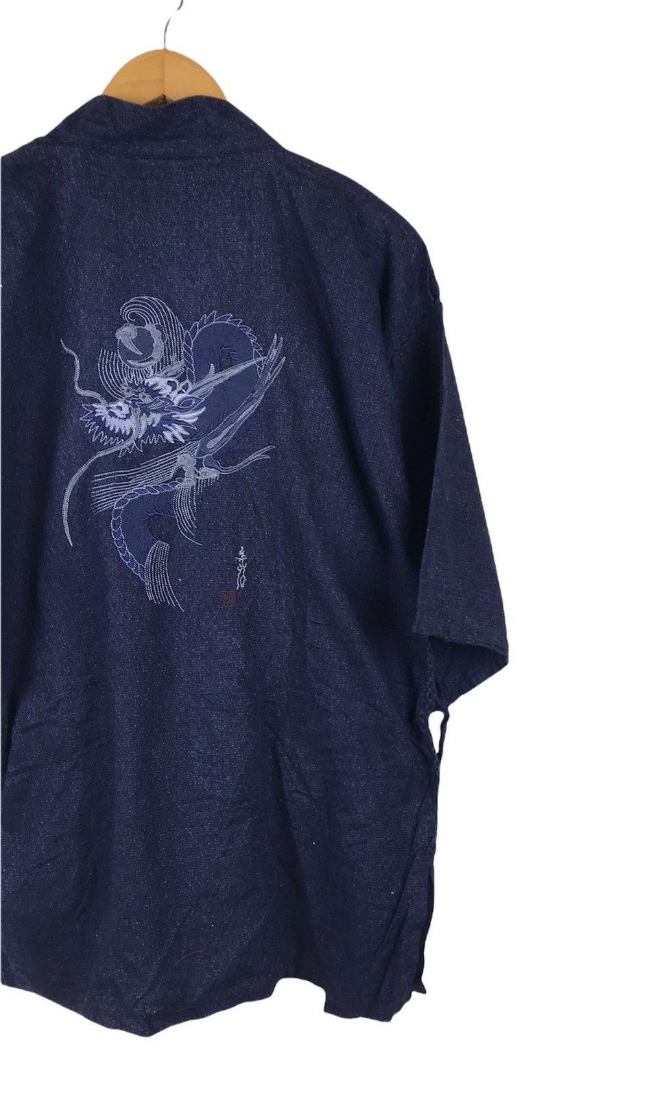 Japanese Brand × Vintage Vintage Indigo Japanese Traditional Kimono Dragon Size US M / EU 48-50 / 2 - 3 Thumbnail
