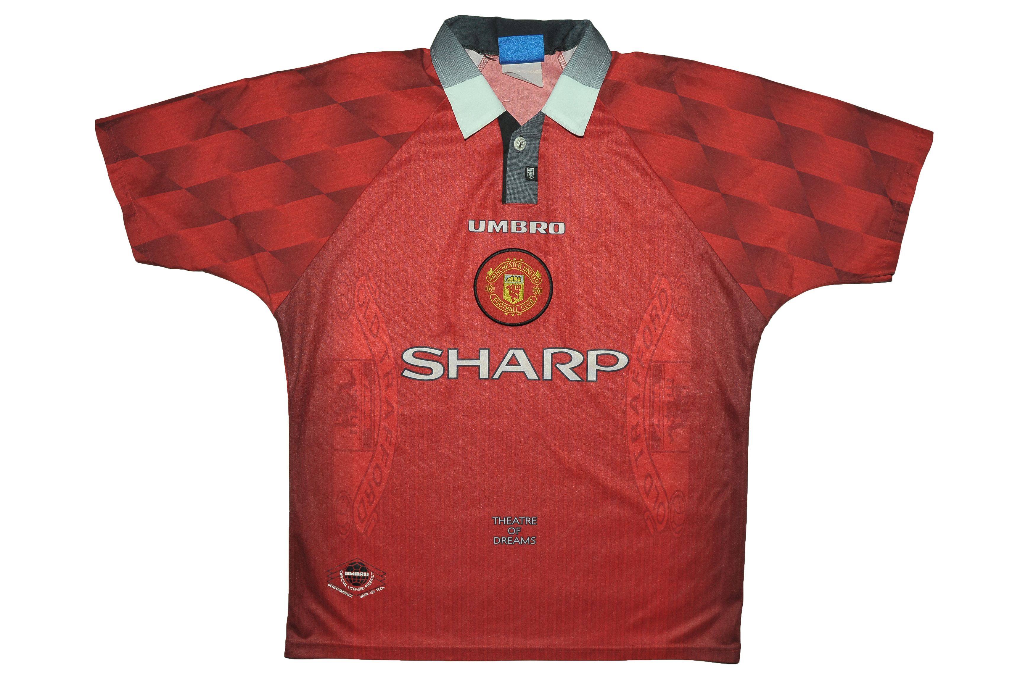 Umbro Vintage Manchester United Theatre Of Dreams Jersey Size US L / EU 52-54 / 3 - 1 Thumbnail