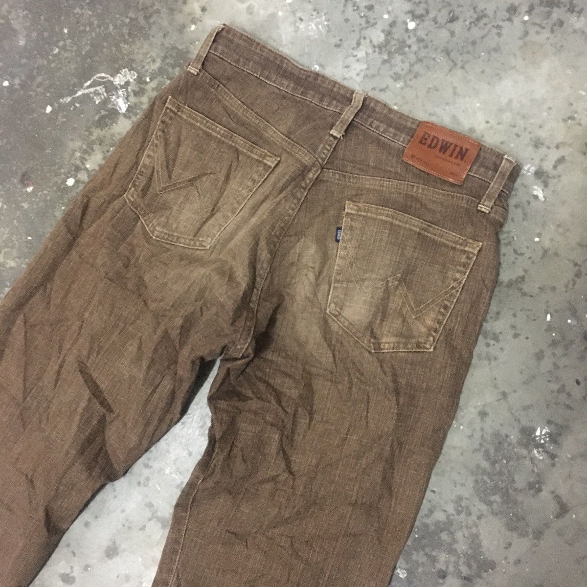 Edwin × Jean × Vintage Vintage Edwin Brown Casual Jeans Size US 30 / EU 46 - 7 Thumbnail