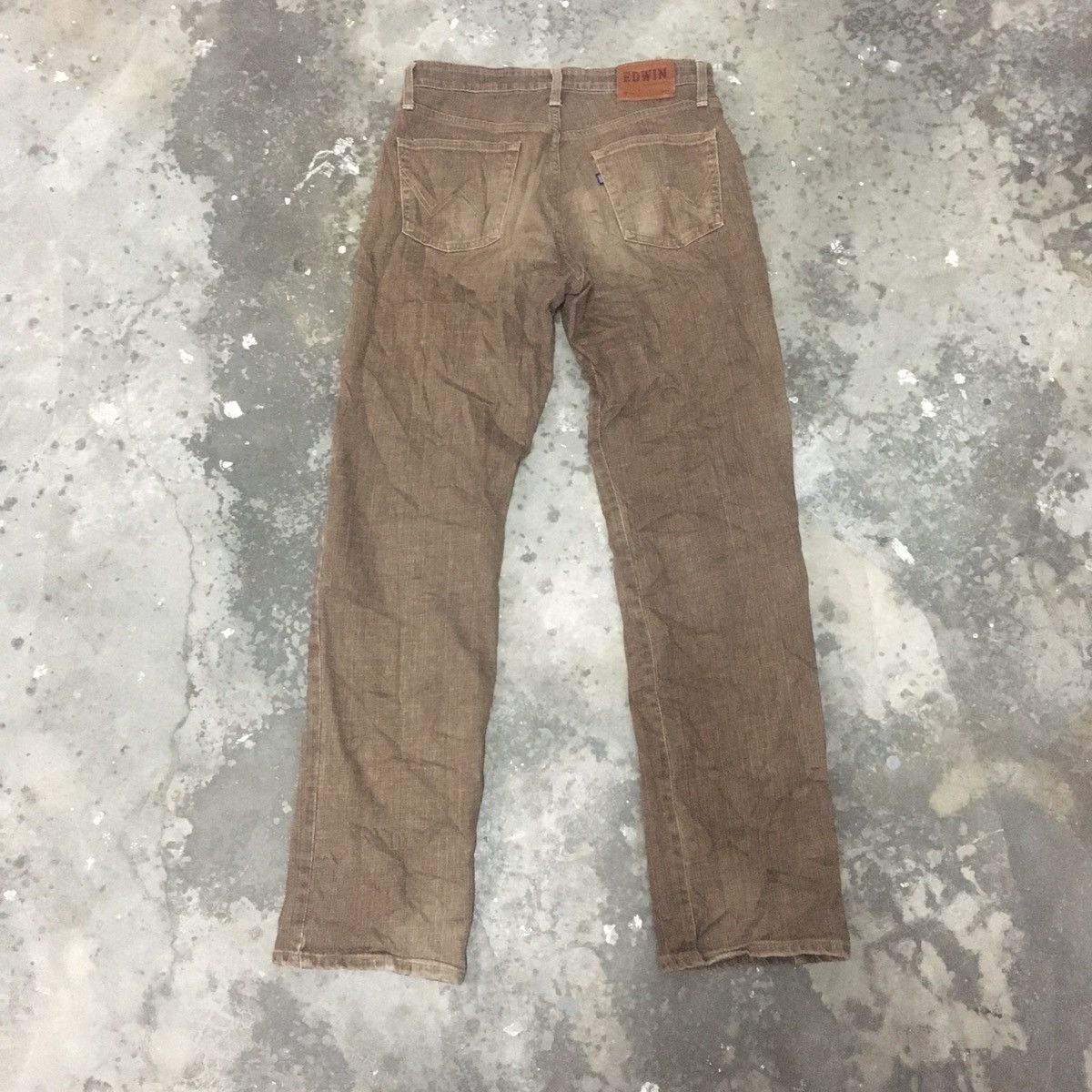 Edwin × Jean × Vintage Vintage Edwin Brown Casual Jeans Size US 30 / EU 46 - 6 Thumbnail