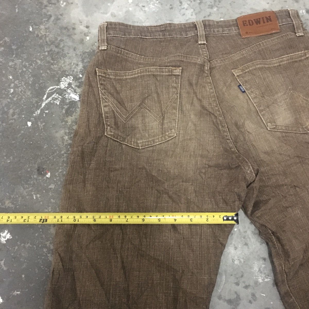 Edwin × Jean × Vintage Vintage Edwin Brown Casual Jeans Size US 30 / EU 46 - 12 Thumbnail