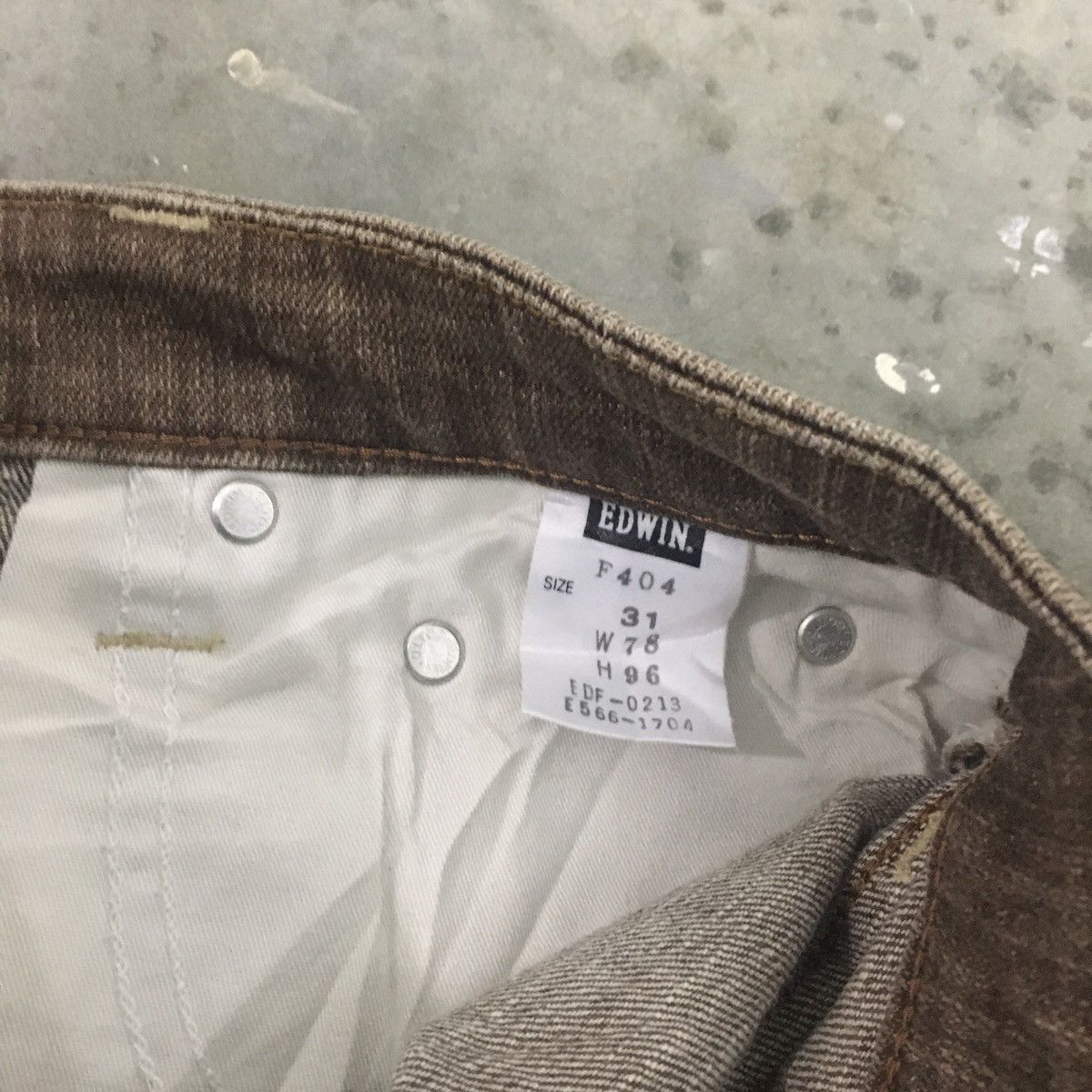 Edwin × Jean × Vintage Vintage Edwin Brown Casual Jeans Size US 30 / EU 46 - 10 Thumbnail