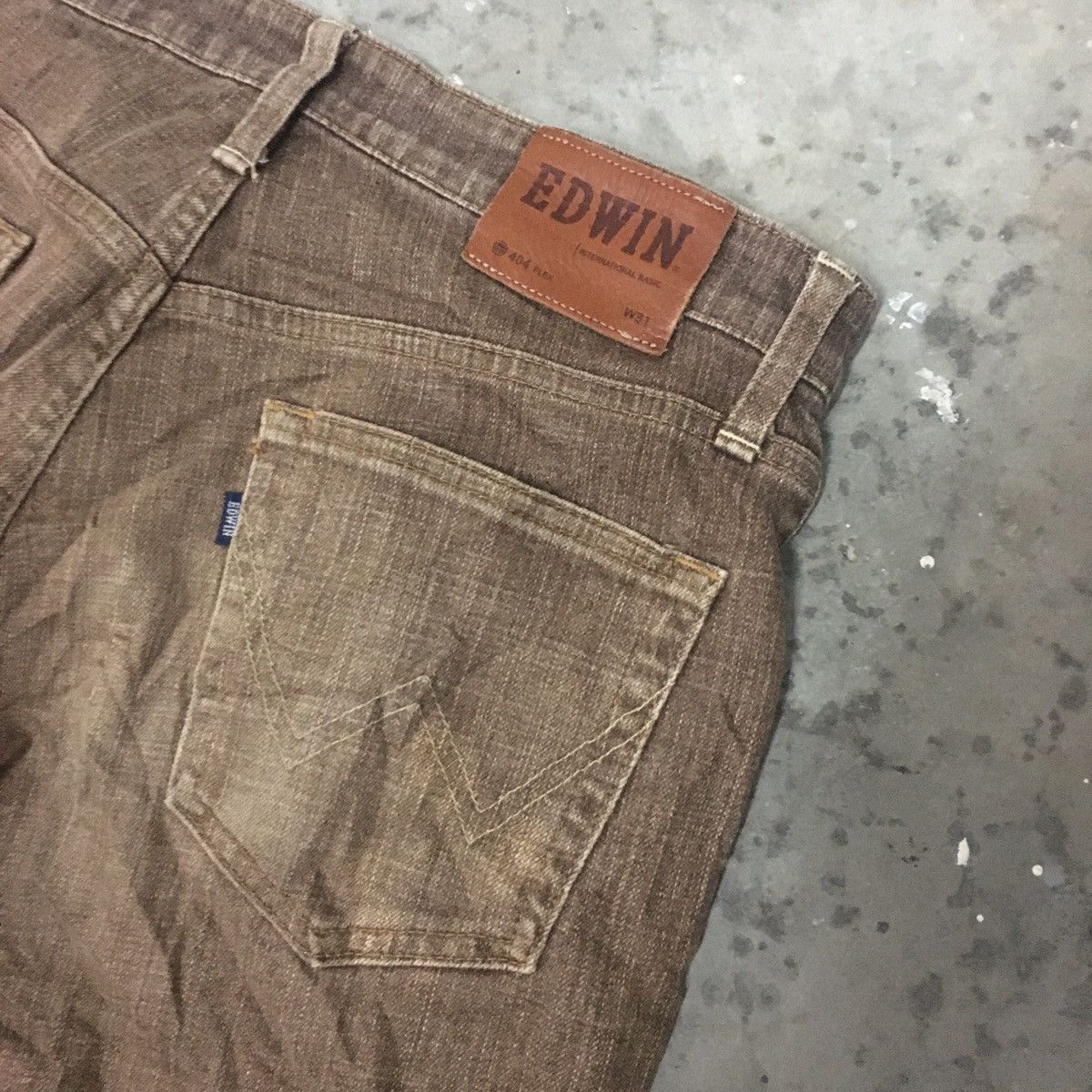 Edwin × Jean × Vintage Vintage Edwin Brown Casual Jeans Size US 30 / EU 46 - 8 Thumbnail