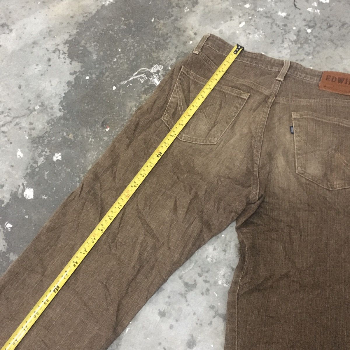 Edwin × Jean × Vintage Vintage Edwin Brown Casual Jeans Size US 30 / EU 46 - 15 Thumbnail