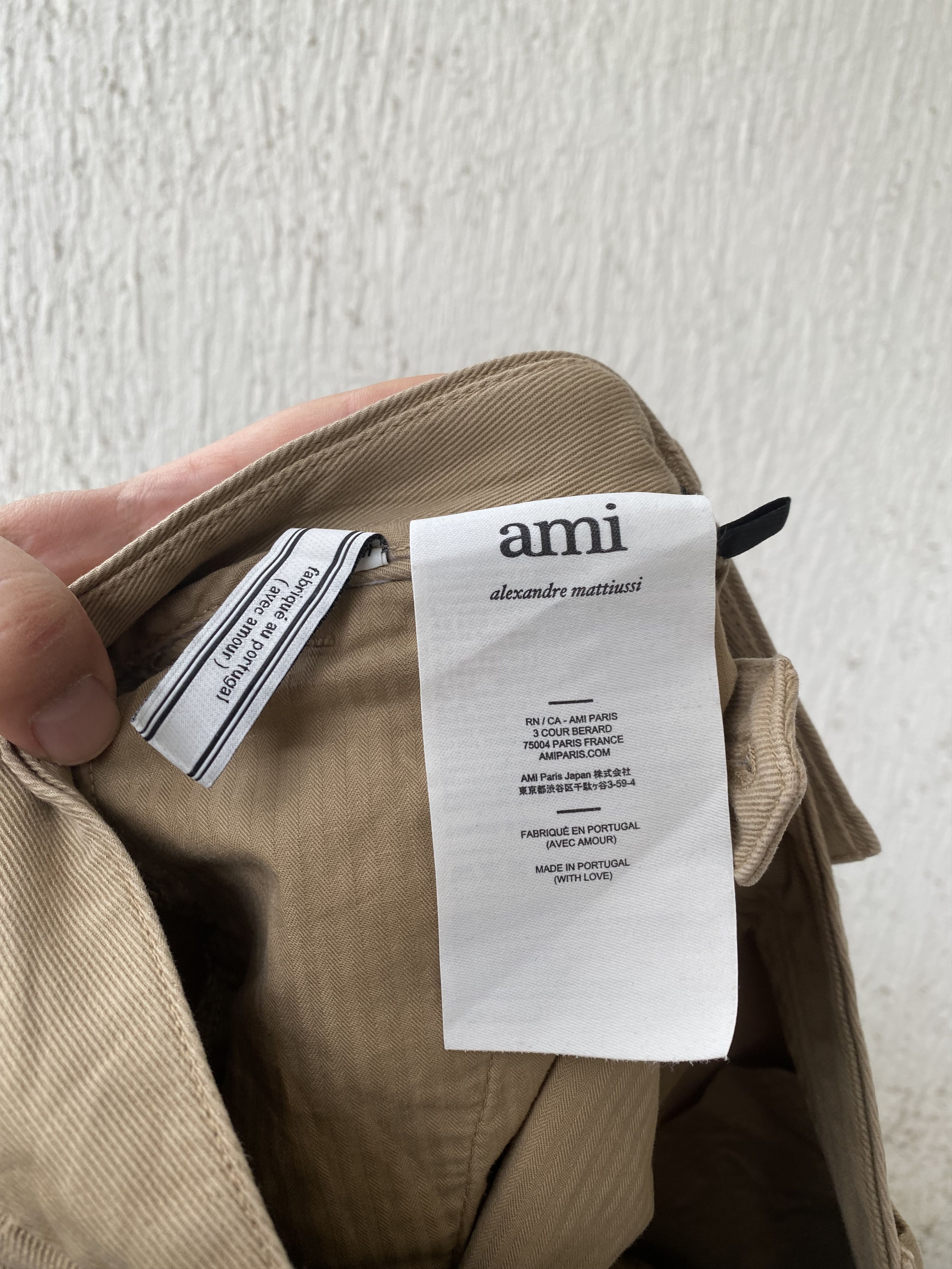 AMI Beige Chino Trousers Size US 34 / EU 50 - 4 Thumbnail