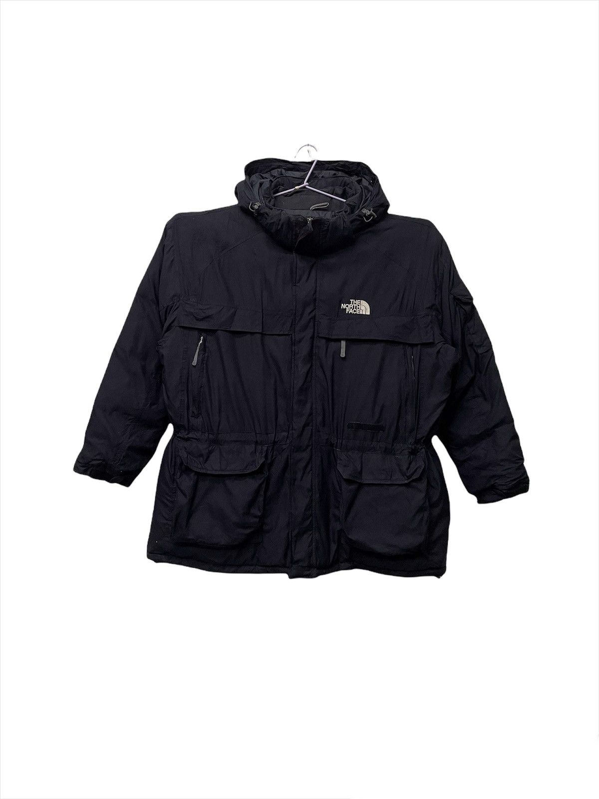 Oversize The North Face Puffer Jacket Cargo Pocket