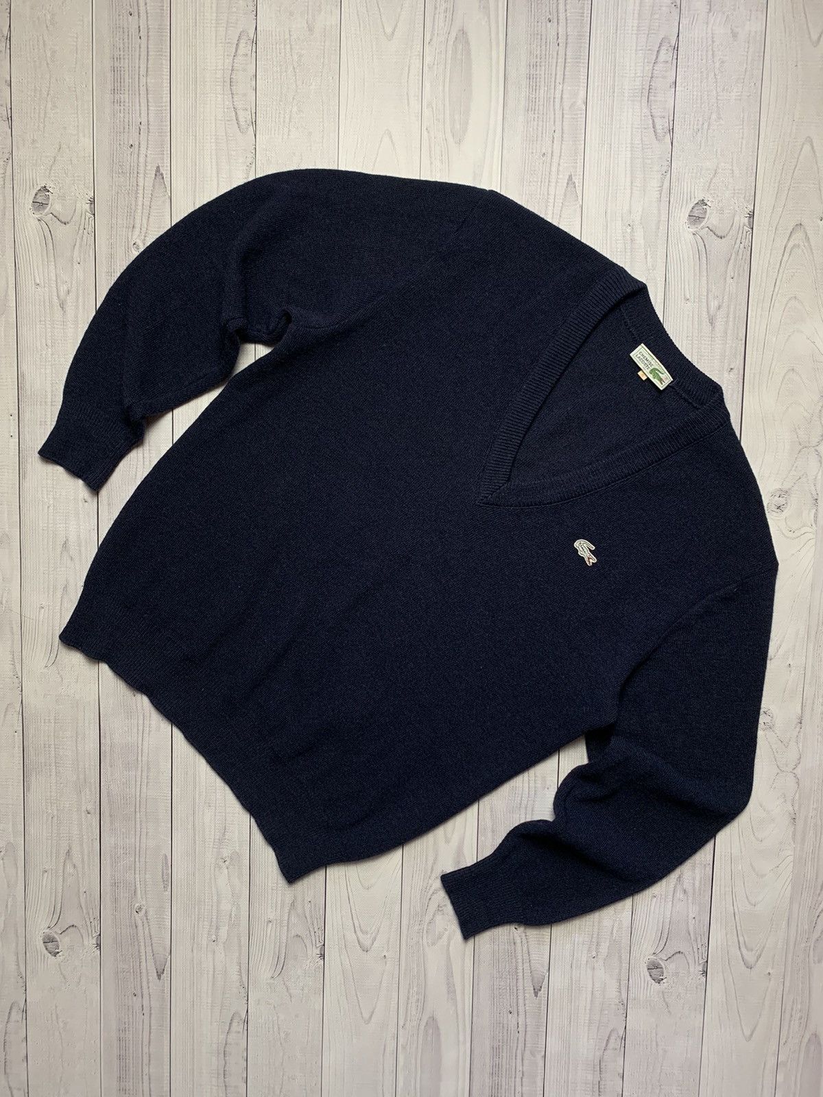 Vintage Chemise Lacoste sweater luxury Size-M/L Navy