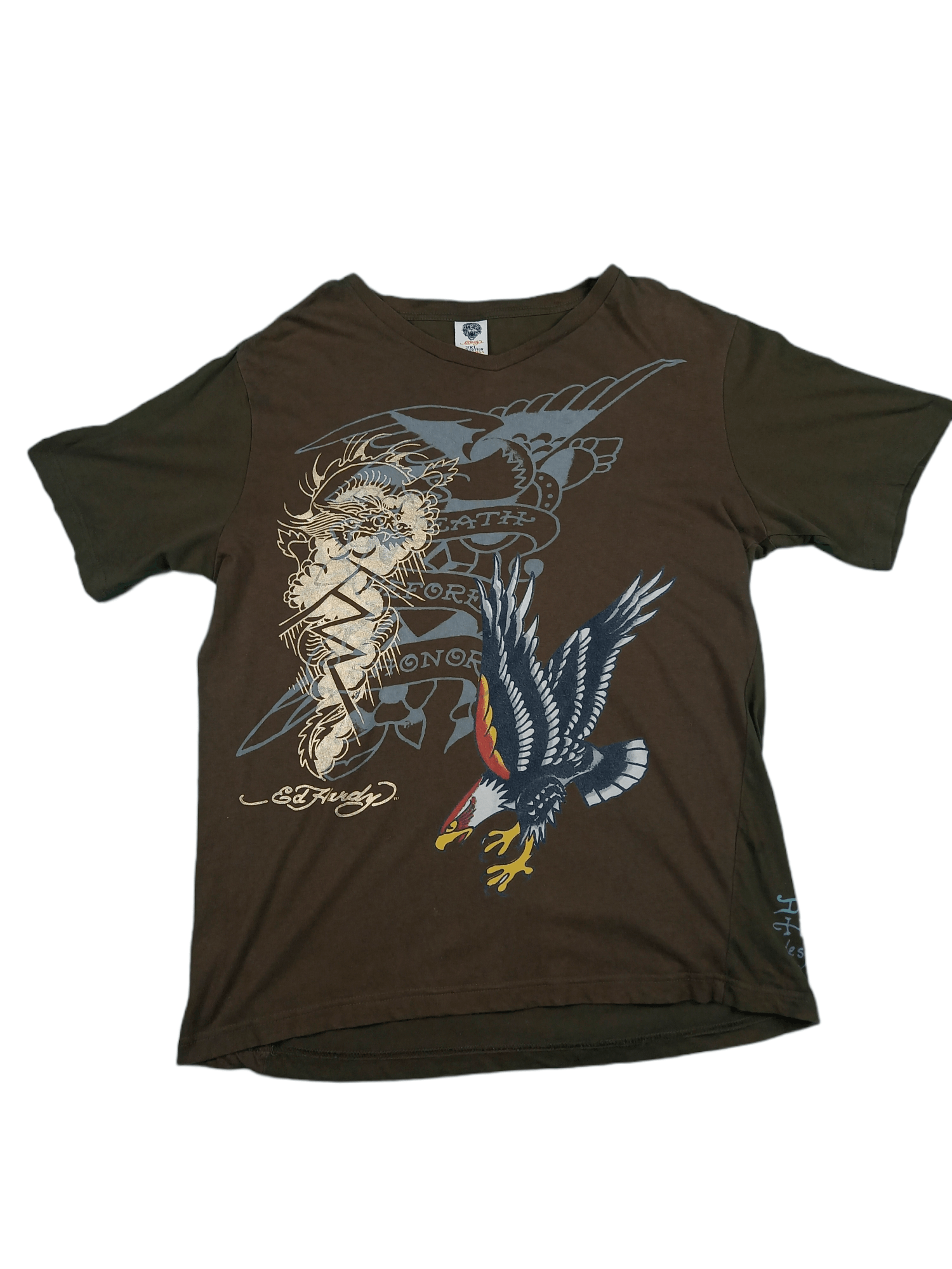 Christian Audigier Ed Hardy T shirt Tees Drip Size US XXL / EU 58 / 5 - 1 Thumbnail
