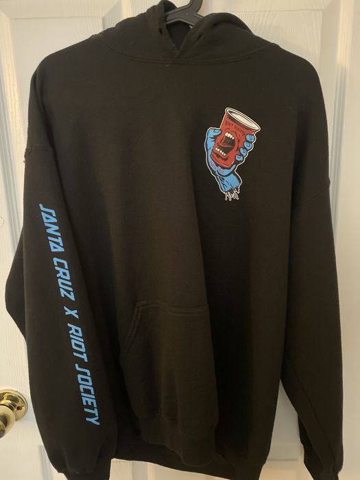 Santa cruz riot society hoodie hot sale