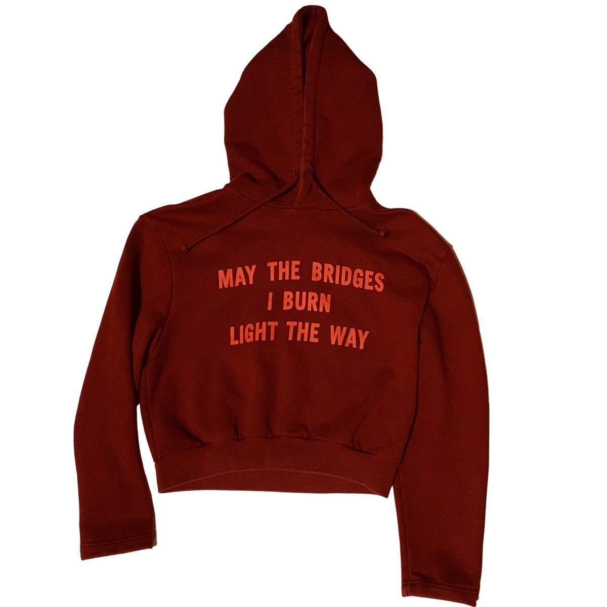 VETEMENTS MAY THE BRIDGES I BURN LIGHT THE WAY HOODIE