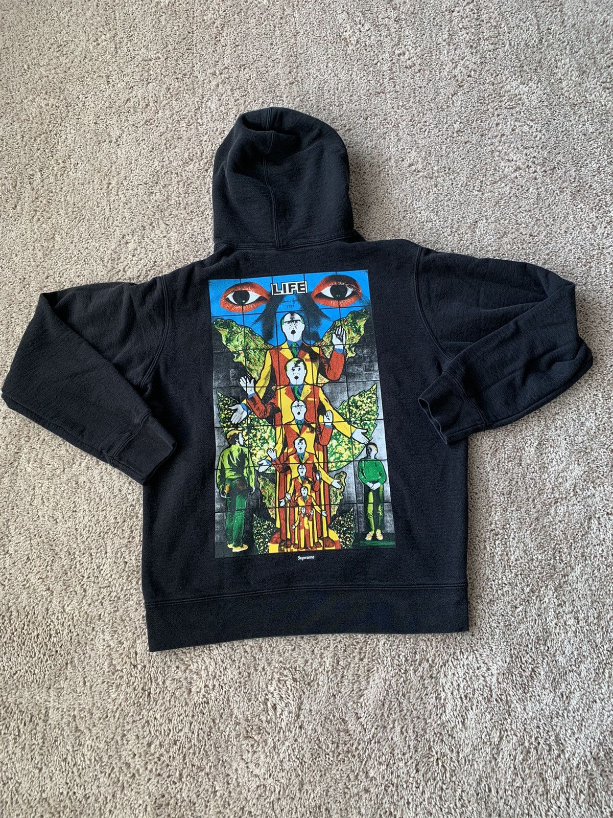 Supreme Supreme Gilbert George Life Hoodie Size US L / EU 52-54 / 3 - 6 Thumbnail
