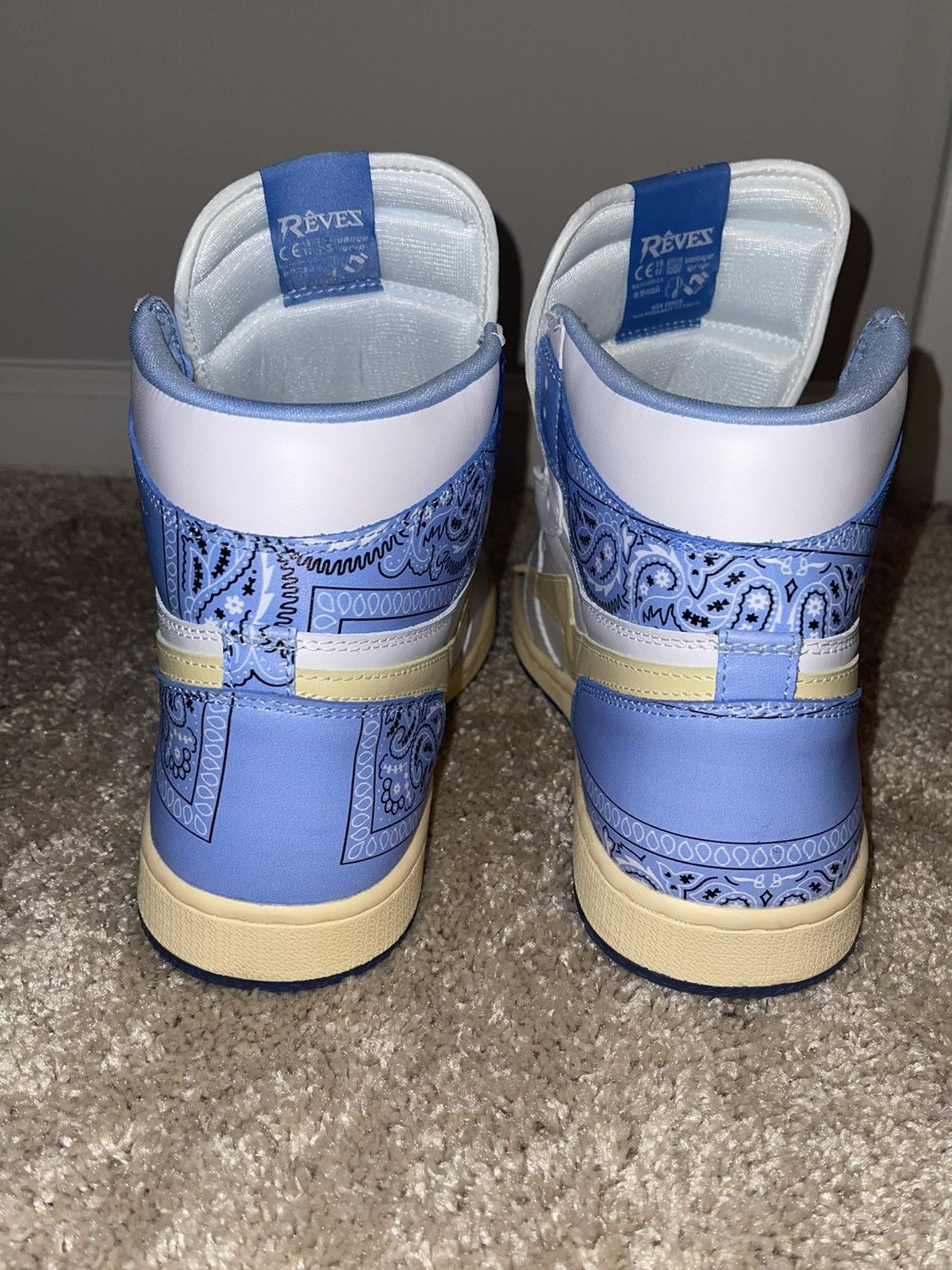 Reves Paris Reves Paris x Air Kiy ‘85 HI Size US 10.5 / EU 43-44 - 3 Thumbnail