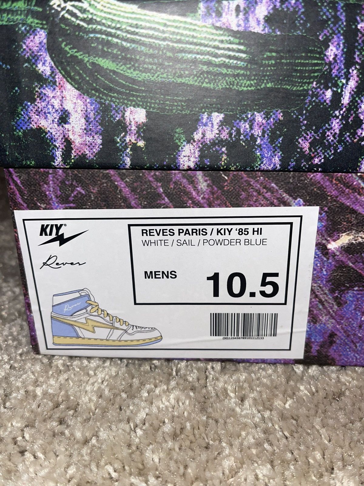 Reves Paris Reves Paris x Air Kiy ‘85 HI Size US 10.5 / EU 43-44 - 2 Thumbnail