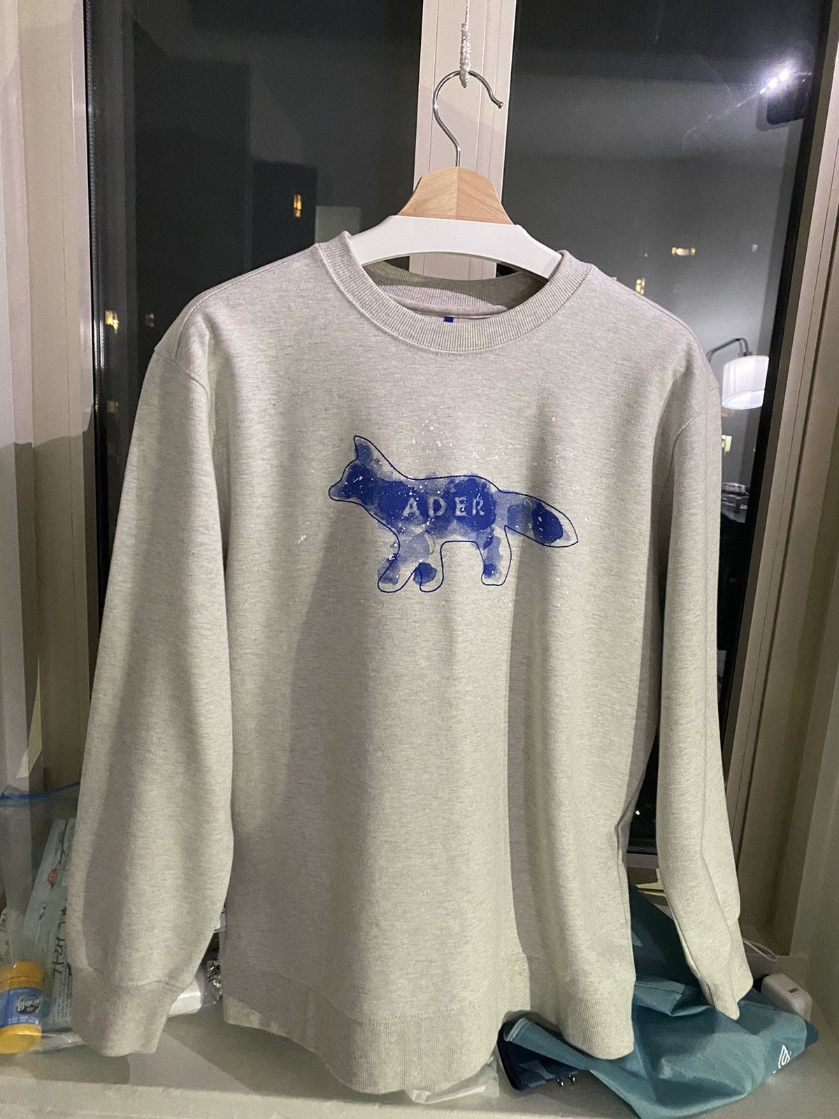 Maison Kitsune Ader Error X Maison Kitsune Fog Fox Sweatshirt | Grailed