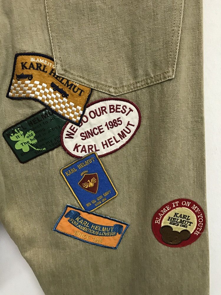Karl Helmut Vintage Karl Helmut Patches Denim Pant Size US 34 / EU 50 - 2 Thumbnail