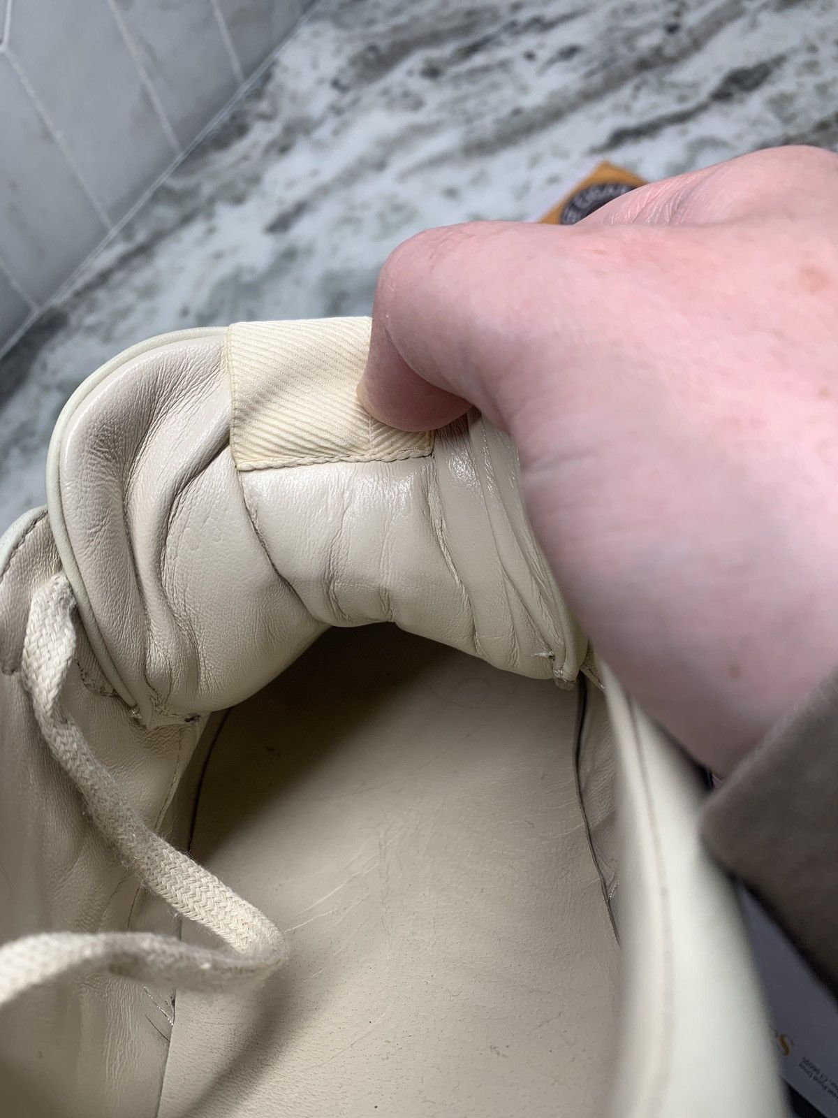Gucci Gucci logo leather sneakers Size US 12 / EU 45 - 6 Thumbnail