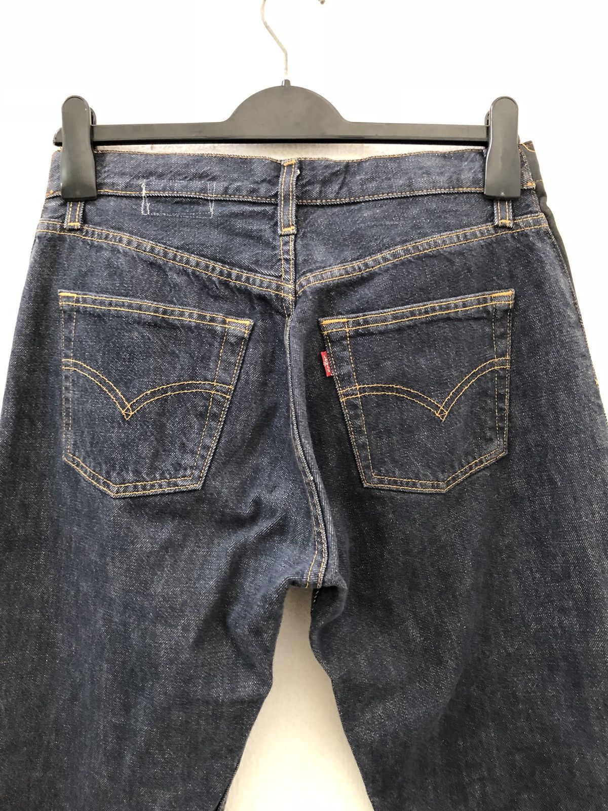 Japanese Brand × Levi's Reconstructed Levi’s Side Striped Leather Hybrid Denim Jeans Size US 29 - 7 Thumbnail