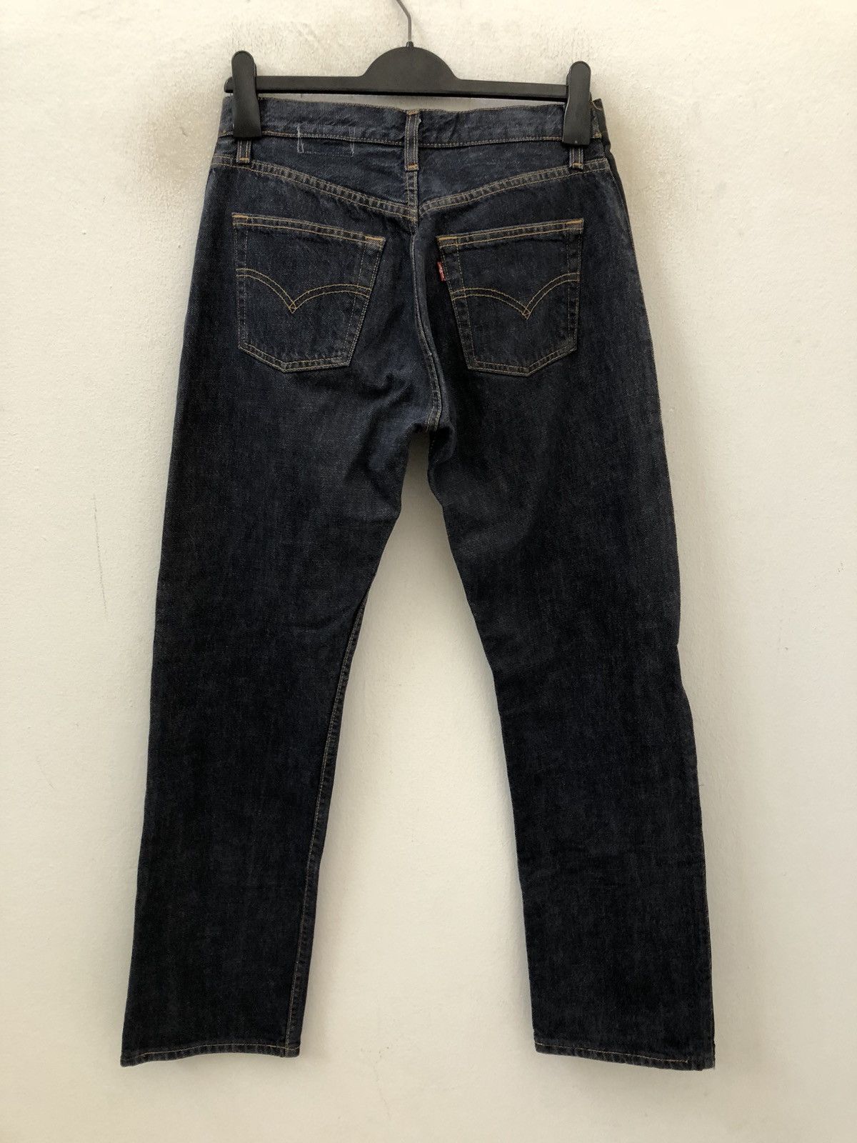 Japanese Brand × Levi's Reconstructed Levi’s Side Striped Leather Hybrid Denim Jeans Size US 29 - 6 Thumbnail