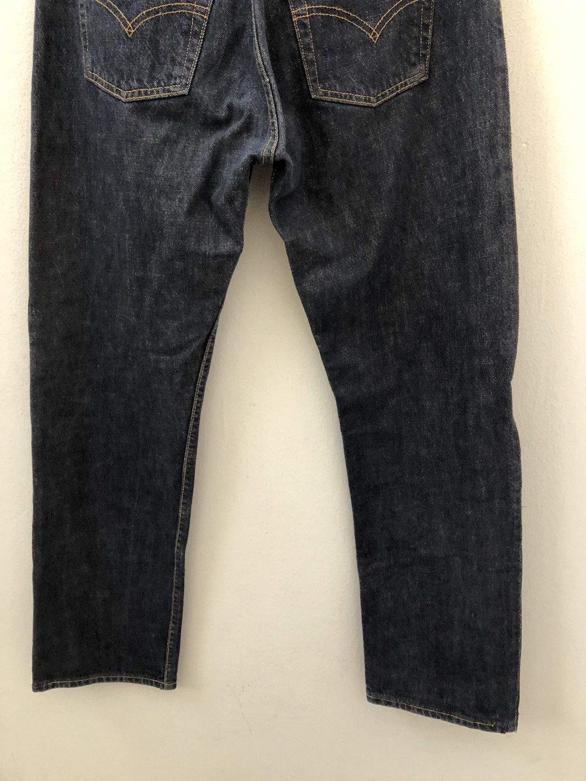 Japanese Brand × Levi's Reconstructed Levi’s Side Striped Leather Hybrid Denim Jeans Size US 29 - 9 Thumbnail