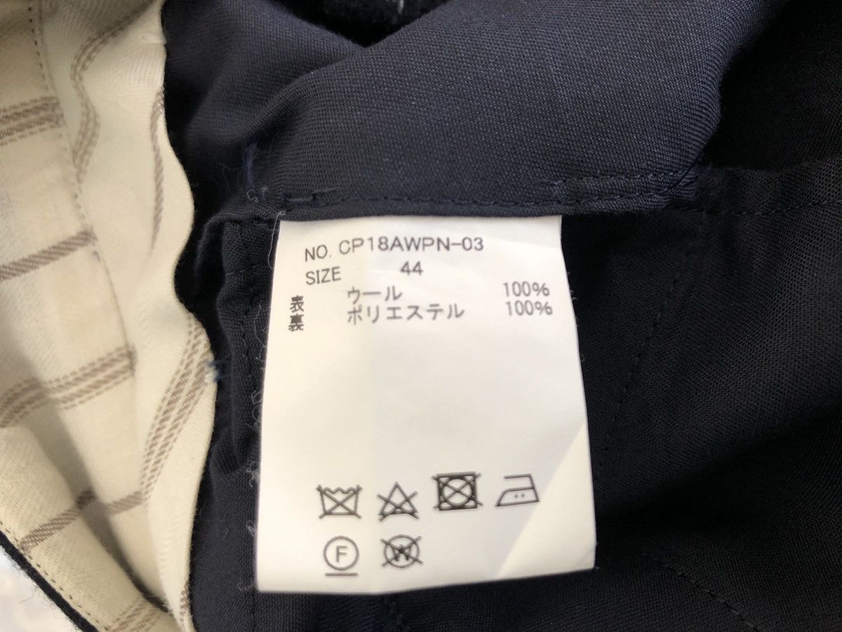 Vintage ARCH Japan Pinstriped Buckle Back Baggy Wool Trouser Size US 30 / EU 46 - 10 Thumbnail