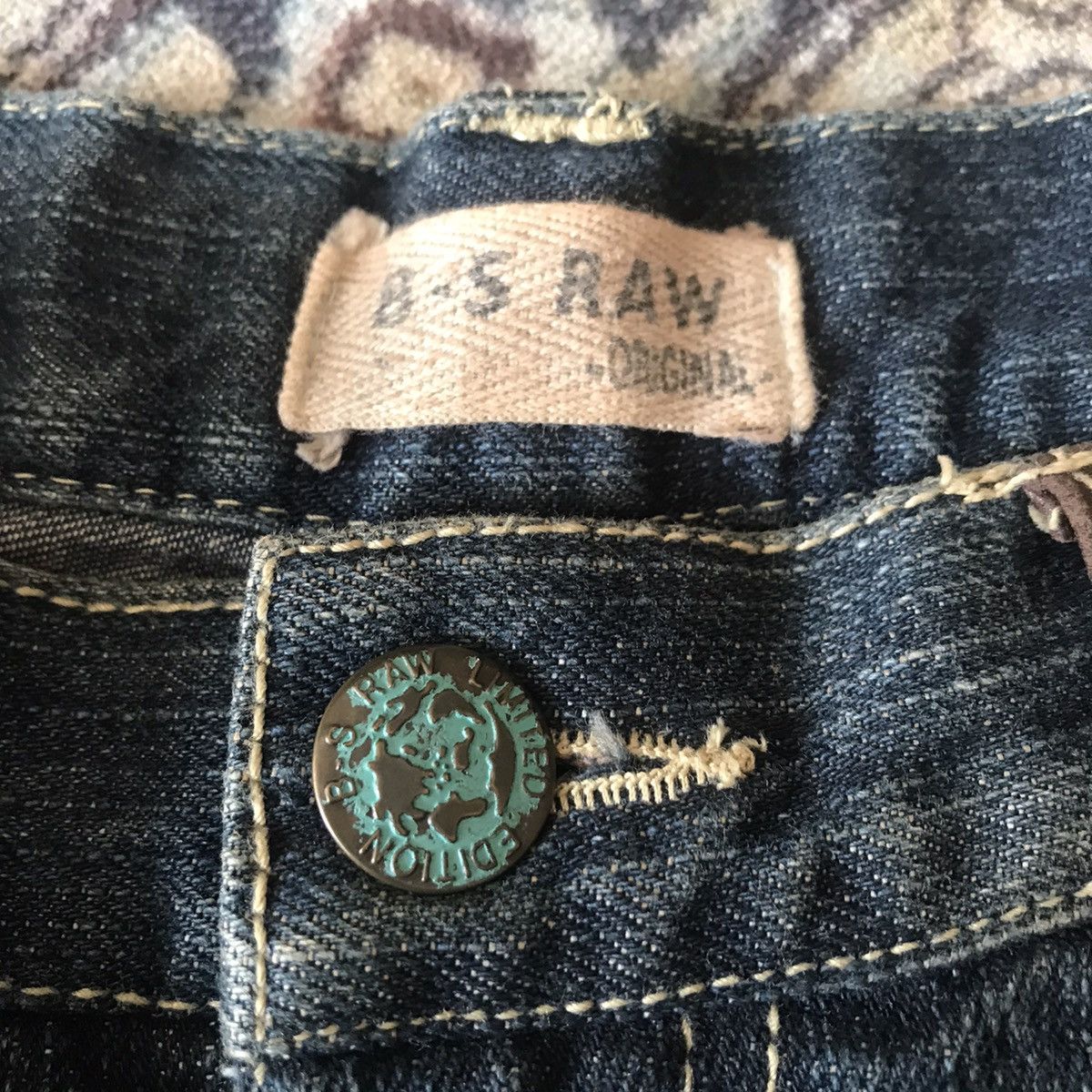 Karakuri Tamashii Japanese Brand B.S RAW Denim Patchwork Traditional Size US 34 / EU 50 - 16 Thumbnail
