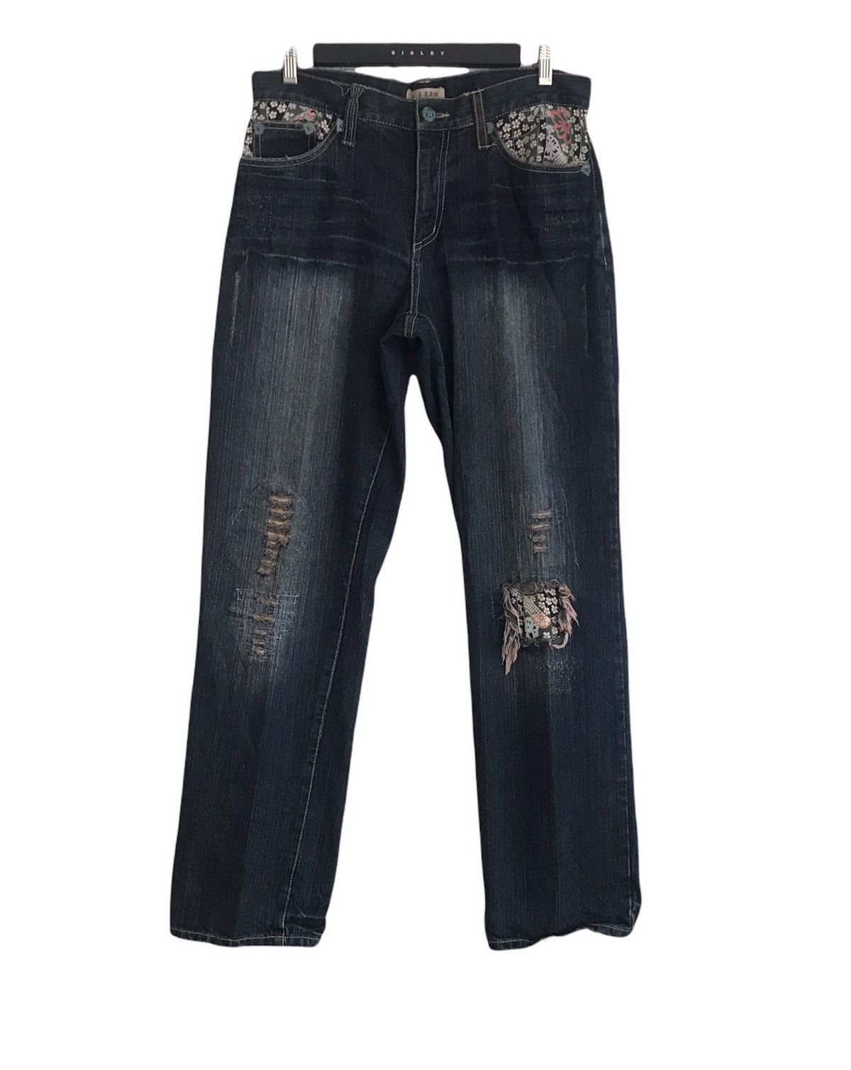 Karakuri Tamashii Japanese Brand B.S RAW Denim Patchwork Traditional Size US 34 / EU 50 - 3 Thumbnail