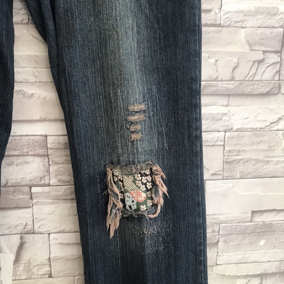 Karakuri Tamashii Japanese Brand B.S RAW Denim Patchwork Traditional Size US 34 / EU 50 - 7 Thumbnail