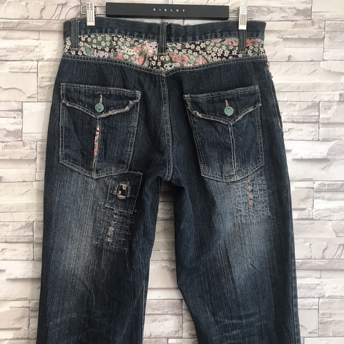 Japanese Brand B.S RAW Denim Patchwork Traditional