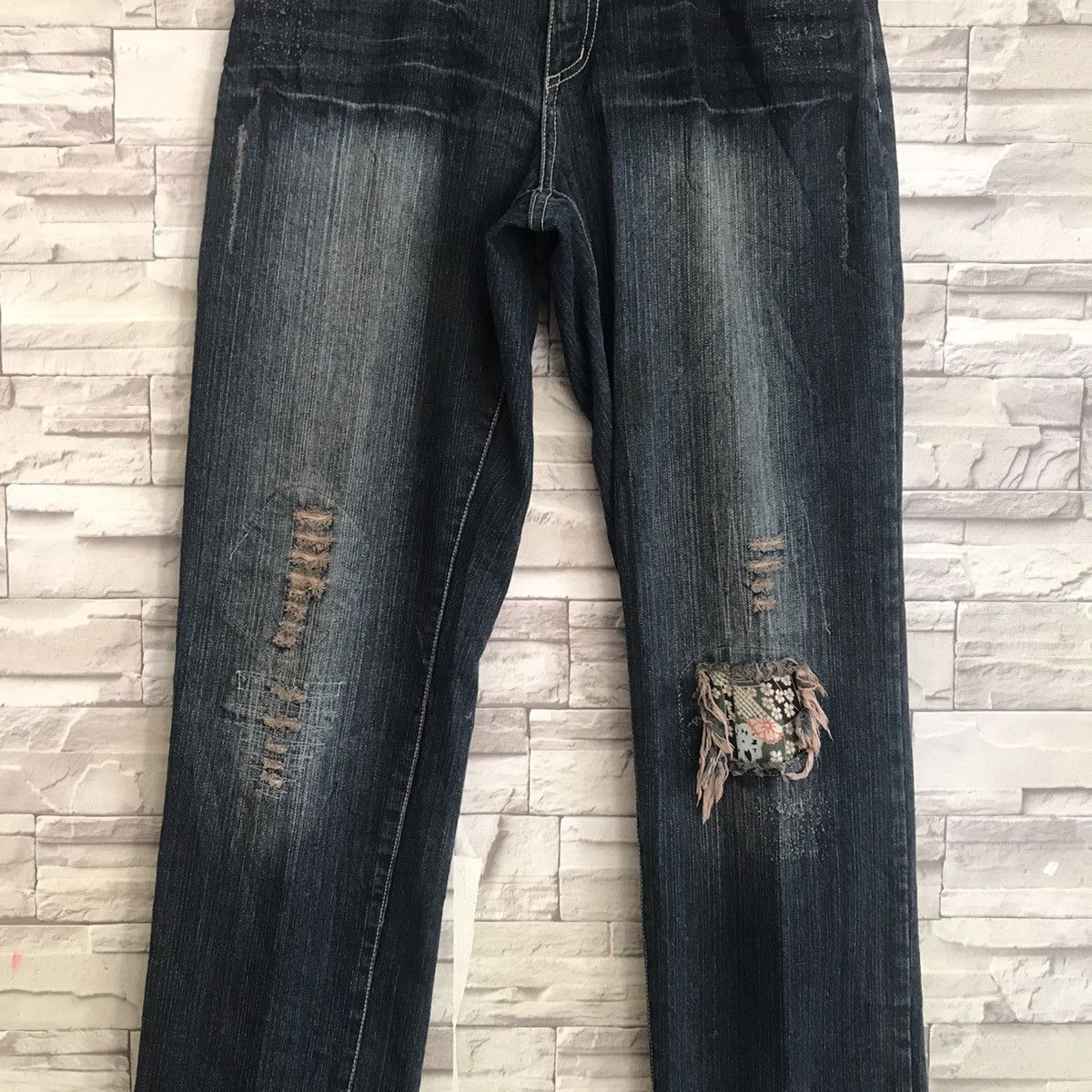 Karakuri Tamashii Japanese Brand B.S RAW Denim Patchwork Traditional Size US 34 / EU 50 - 5 Thumbnail